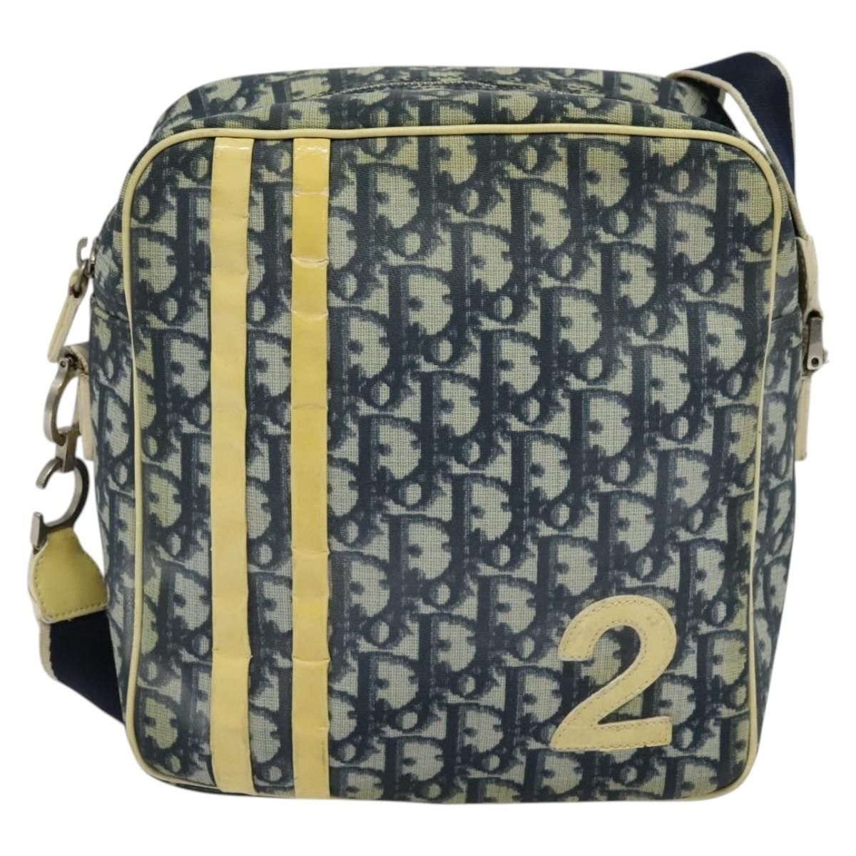 Dior DIOR Trotter Canvas Shoulder Bag Pvc Blue Silver Size ONE SIZE - 2 Thumbnail