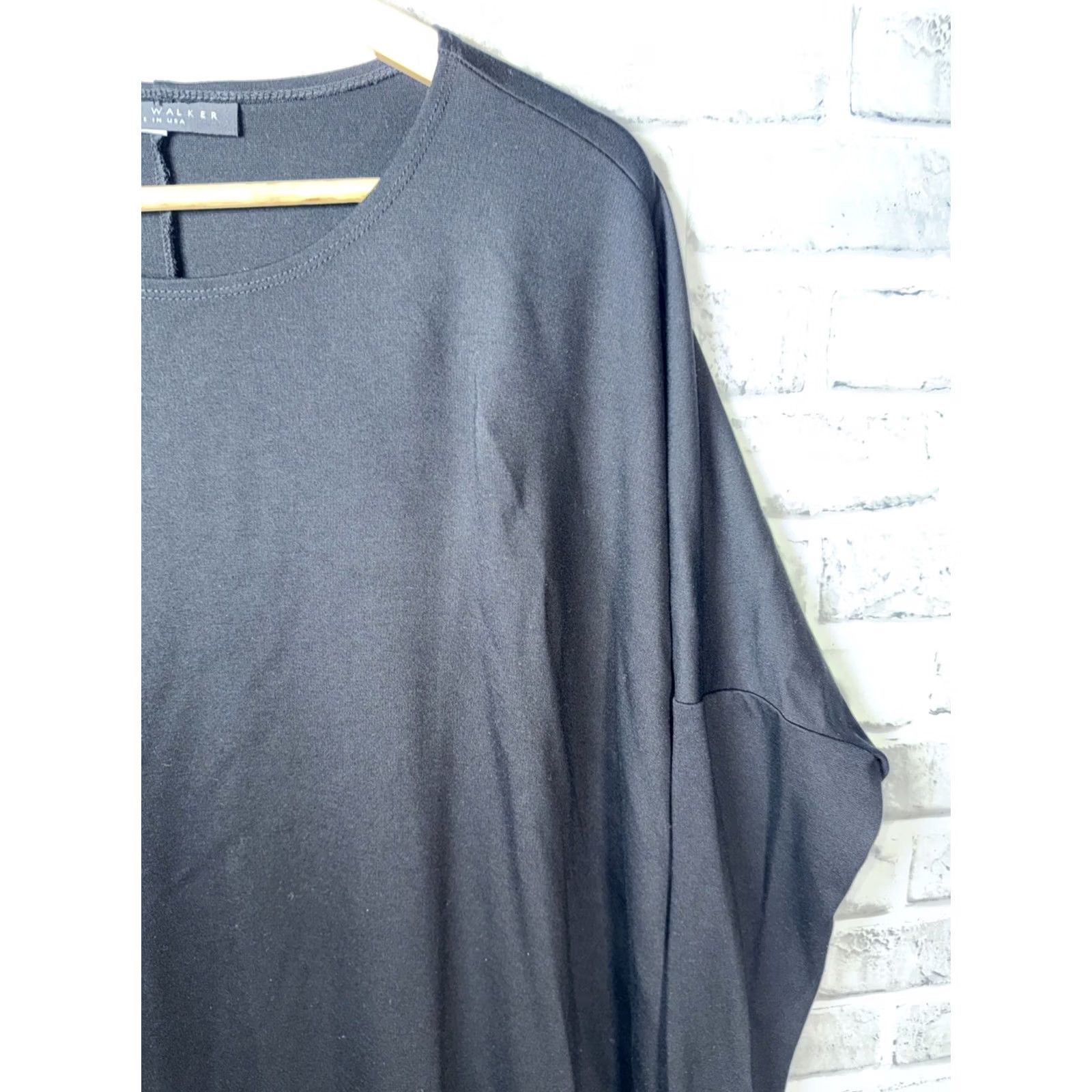 Vintage VINTAGE Bryn Walker Modal/nylon Blend Black Oversized Womens Small Dress Size S / US 4 / IT 40 - 3 Thumbnail