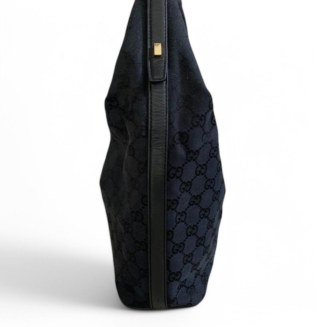 Gucci Gucci - Shoulder Bag Monogram Black Leather GG Size ONE SIZE - 4 Thumbnail