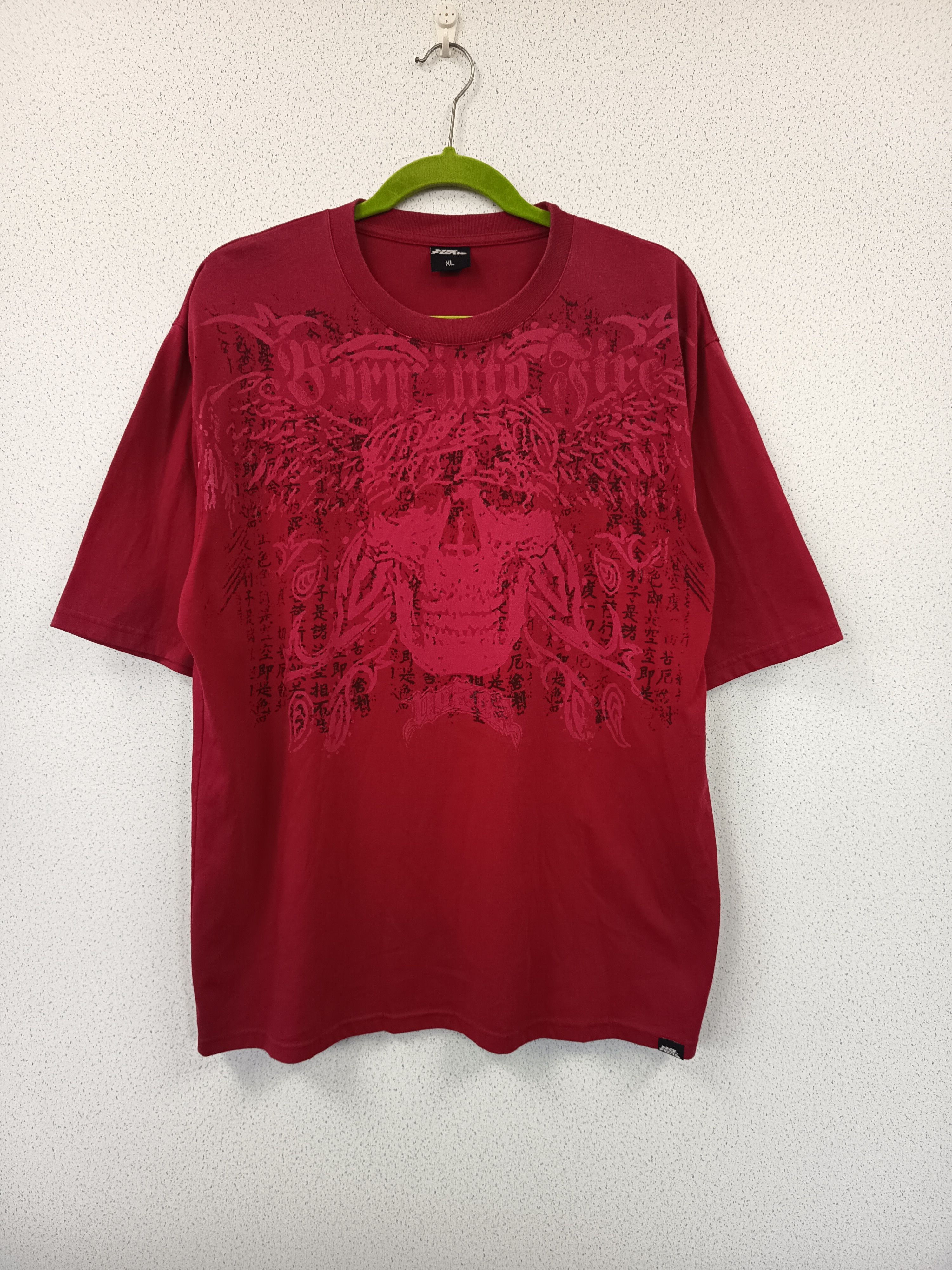 No Fear No Fear Graphic T-Shirt – Red Skull Print / Y2K Size US L / EU 52-54 / 3 - 1 Thumbnail