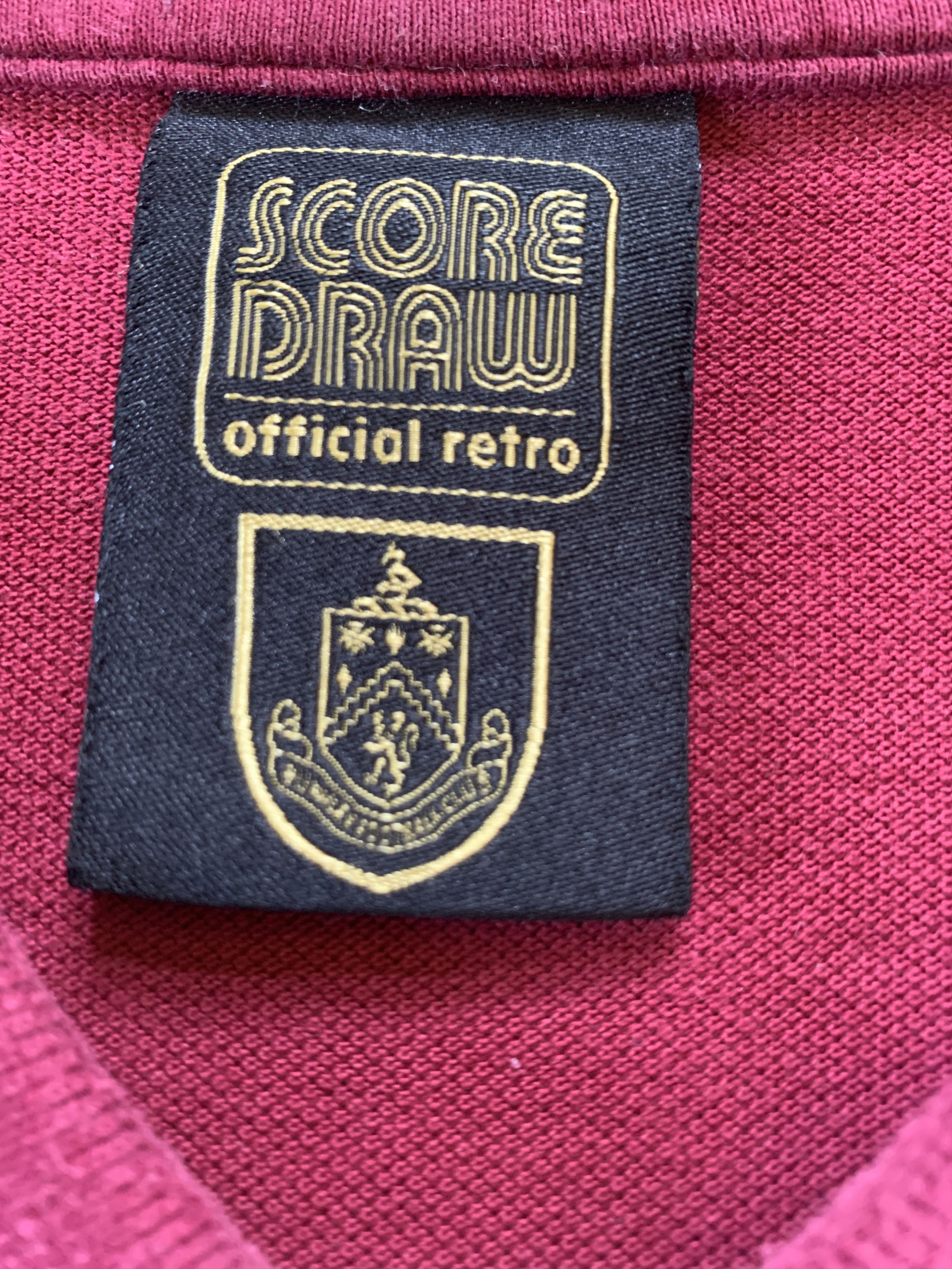 Vintage Vintage Score Draw Burnley Polo T-Shirt Size US XXL / EU 58 / 5 - 6 Thumbnail