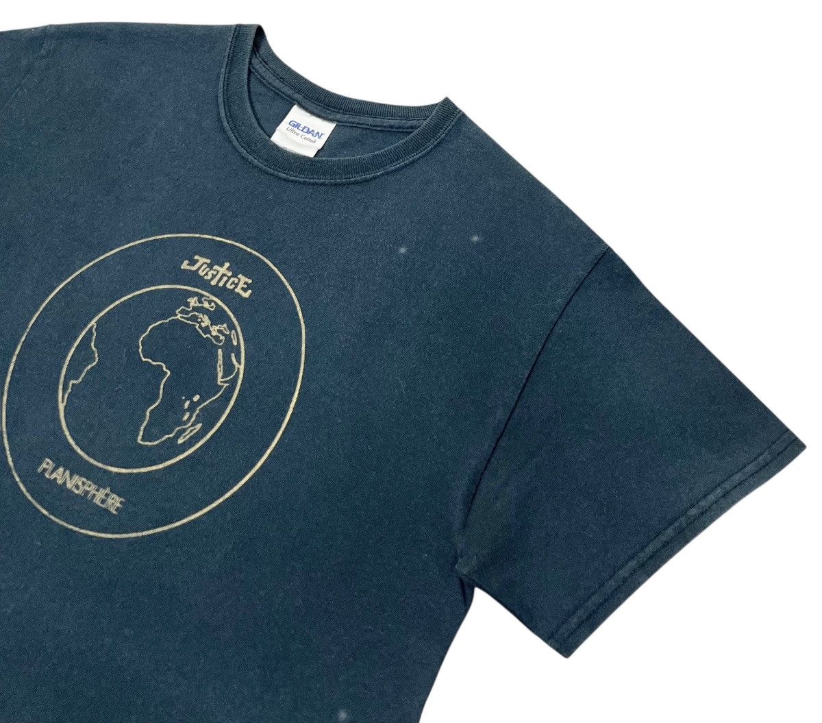 Band Tees Vintage Justice Electronic duo Planisphere 2008 EP Promo Tee Size US S / EU 44-46 / 1 - 5 Thumbnail