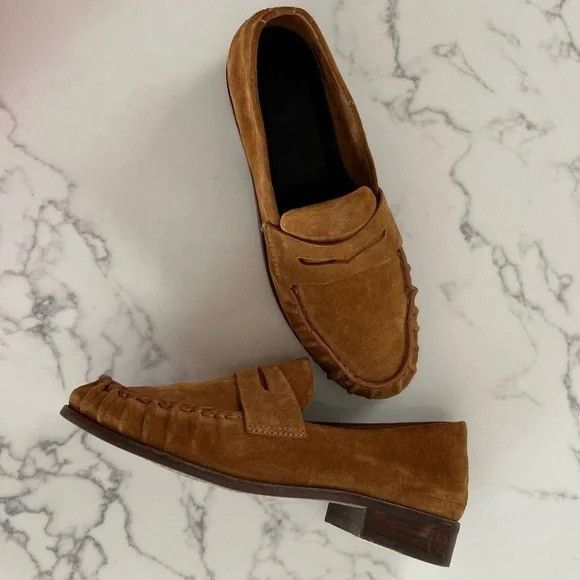 Rag & Bone Rag & Bone Sid Loafers – Tobacco Suede Size US 9.5 / IT 39.5 - 8 Thumbnail