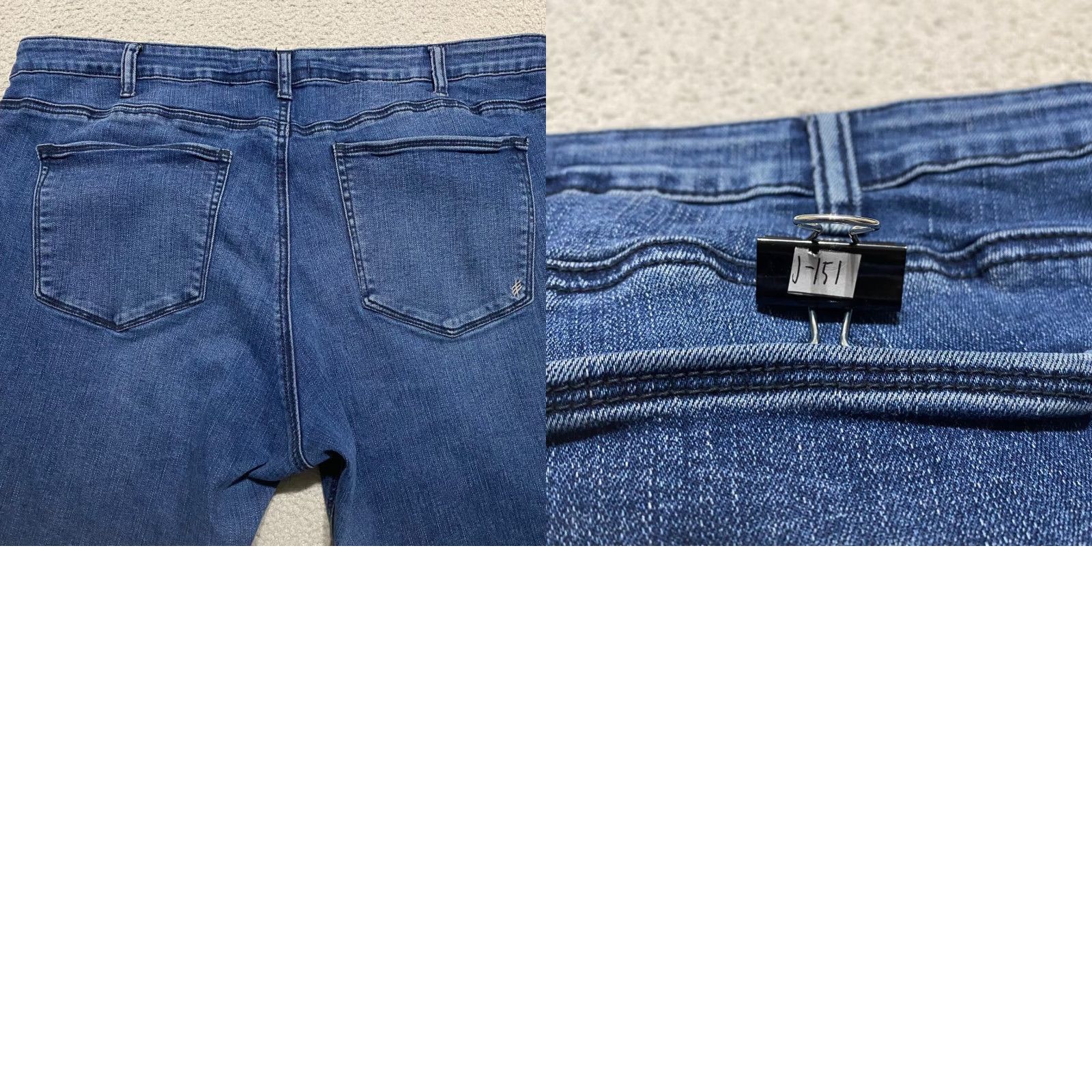 Silver Jeans Co. Silver Jeans Womens Plus Jeans Blue Denim Medium Wash 18 5-Pocket Straight Regular Fit Closet 28in Inseam Mens Womens Girls Boys Size 40" / US 18 - 9 Thumbnail