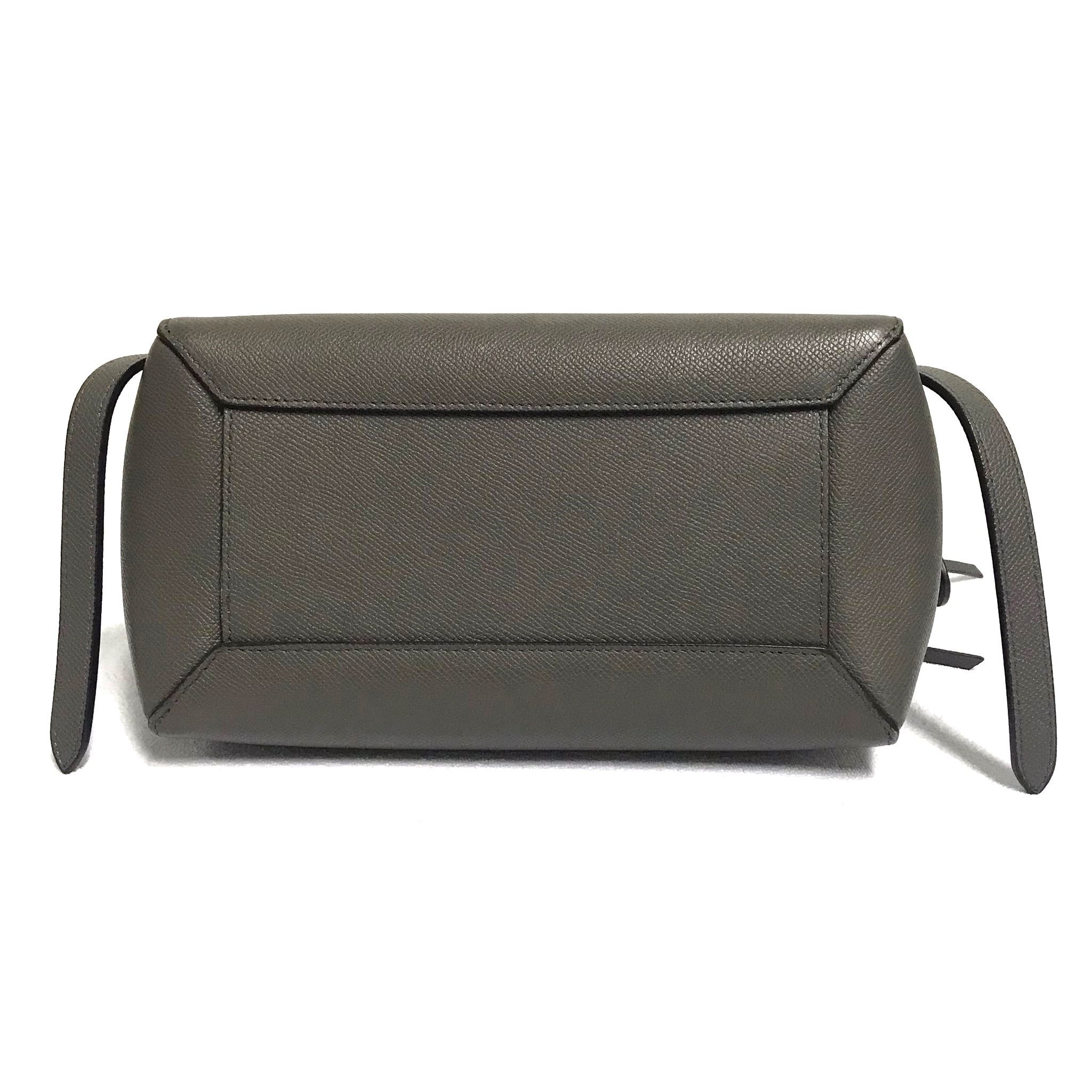 Celine Celine Micro Belt Small Elephant Grey Crossbody Bag Size ONE SIZE - 4 Thumbnail