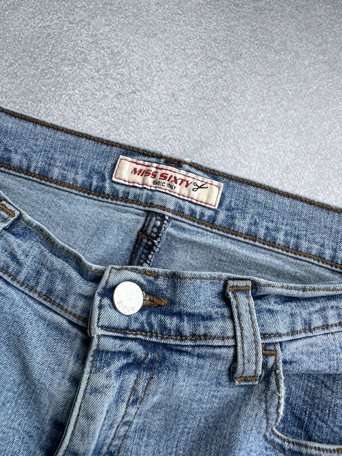 Miss Sixty Vintage Miss Sixty Bootcut Flared Jeans Size 30" / US 8 / IT 44 - 4 Thumbnail