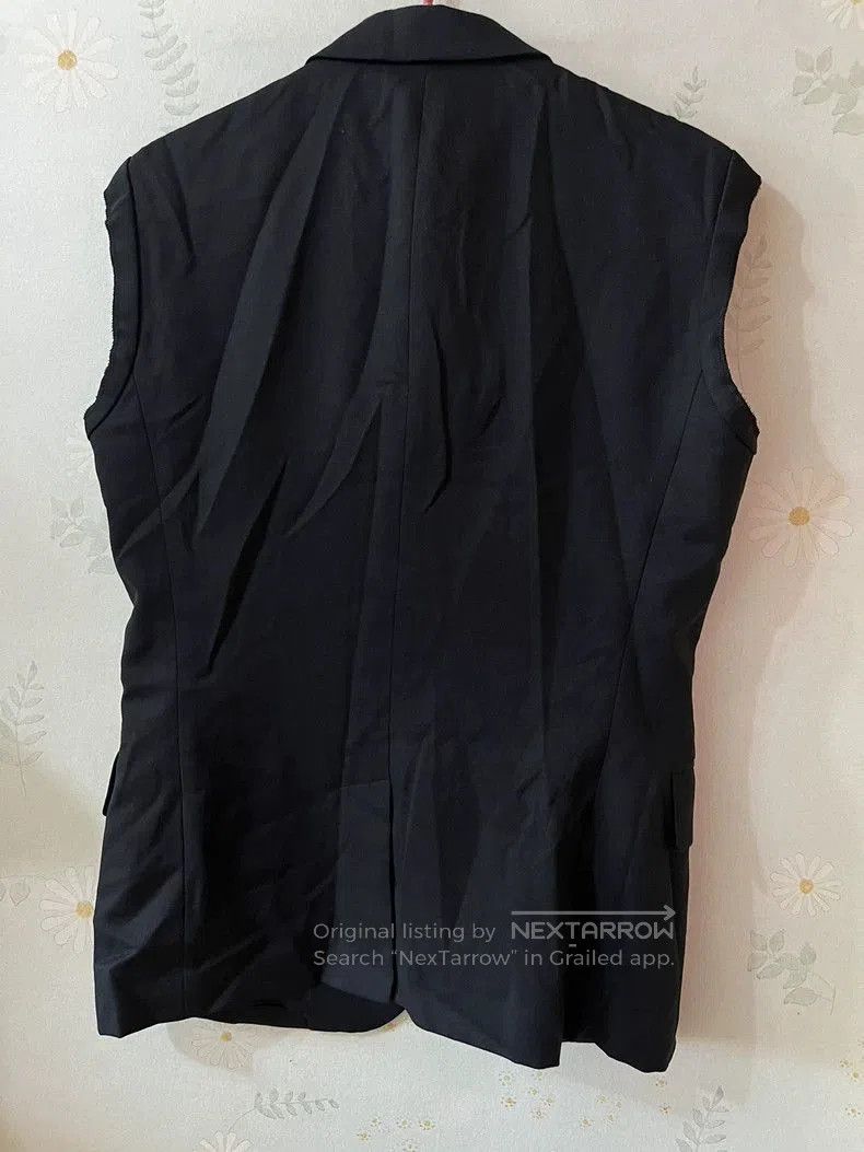 Comme des Garcons CDG BLACK Men's Wool Sleeveless Vest. Size US S / EU 44-46 / 1 - 3 Thumbnail