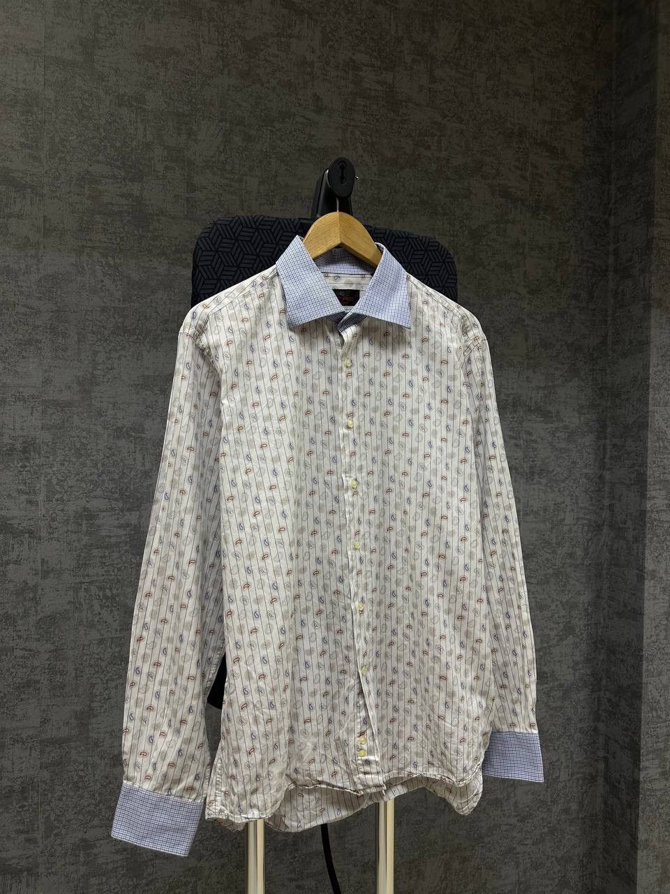 Etro × Vintage Vintage Etro White Men’s Shirt Size US L / EU 52-54 / 3 - 7 Thumbnail