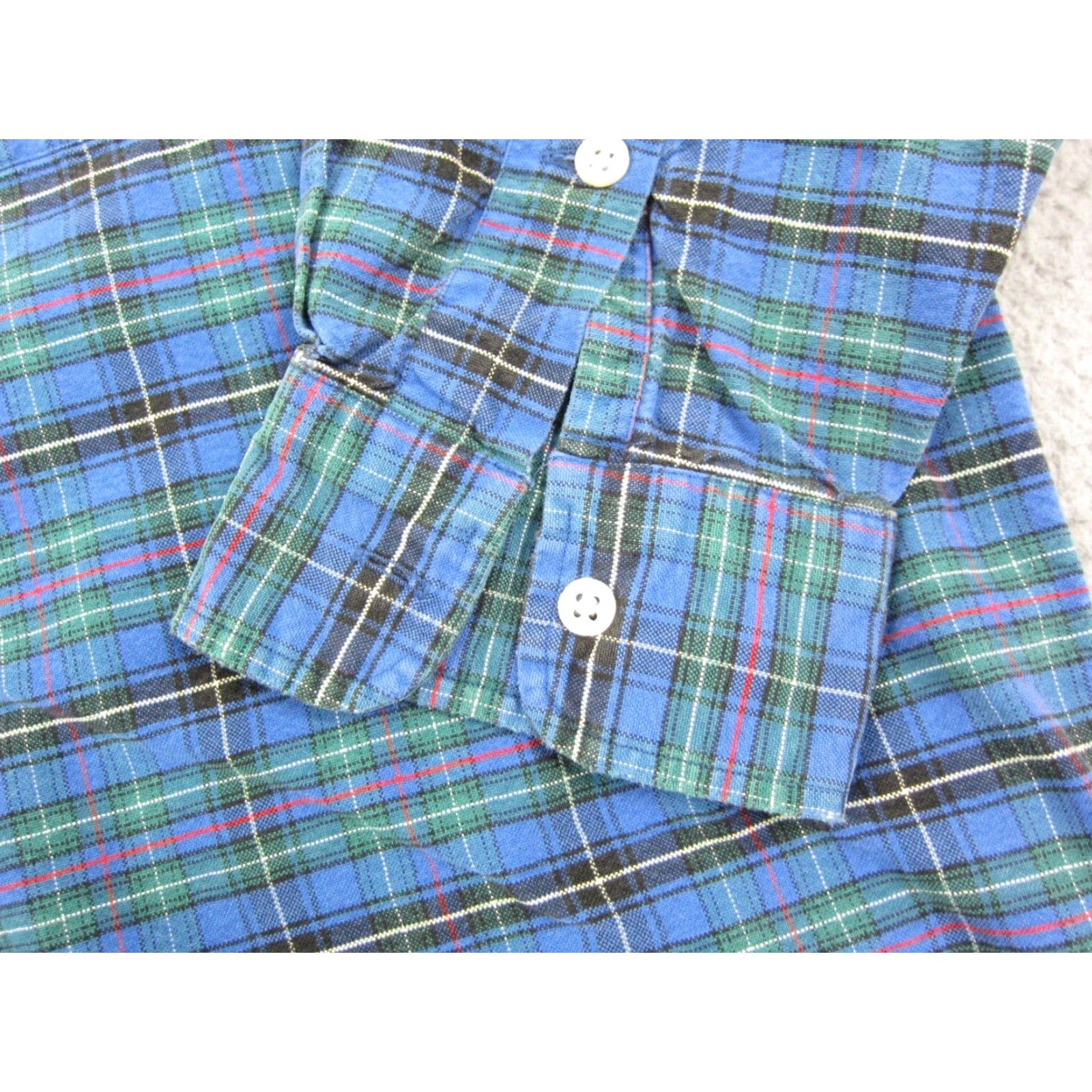 Ralph Lauren VINTAGE Ralph Lauren Shirt Mens Large Blue Pony Oxford Plaid Big Twill Pocket Size US L / EU 52-54 / 3 - 4 Thumbnail
