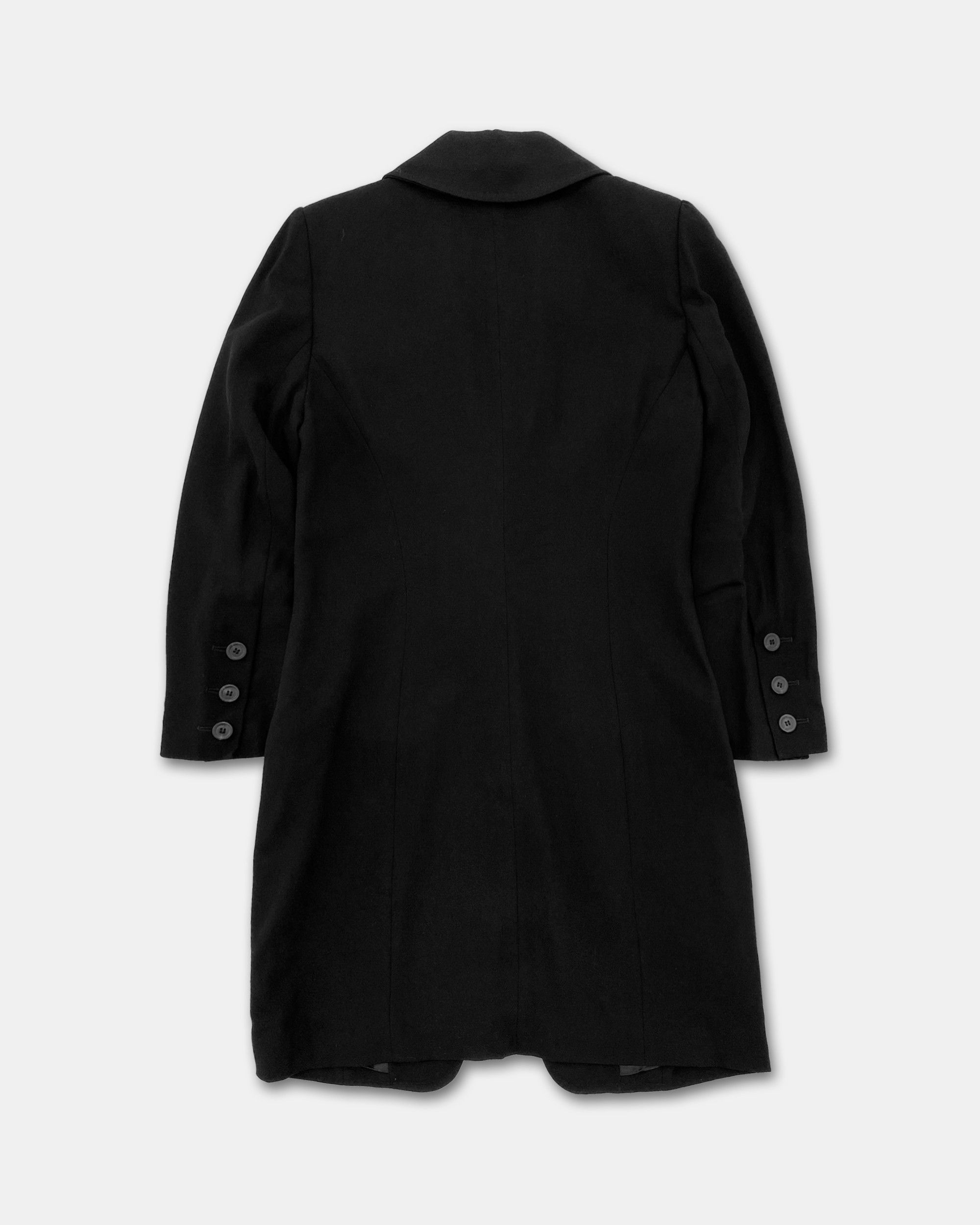 Ann Demeulemeester AW1987 Wool Coat Size XS / US 0-2 / IT 36-38 - 2 Thumbnail