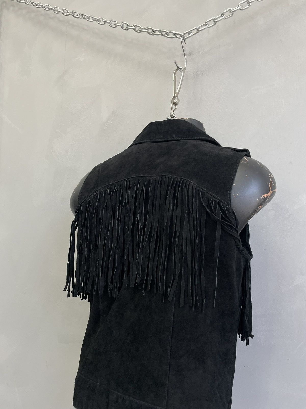 14th Addiction Hysteric glamour black vest y2k suede leather y2k Size S / US 4 / IT 40 - 10 Thumbnail