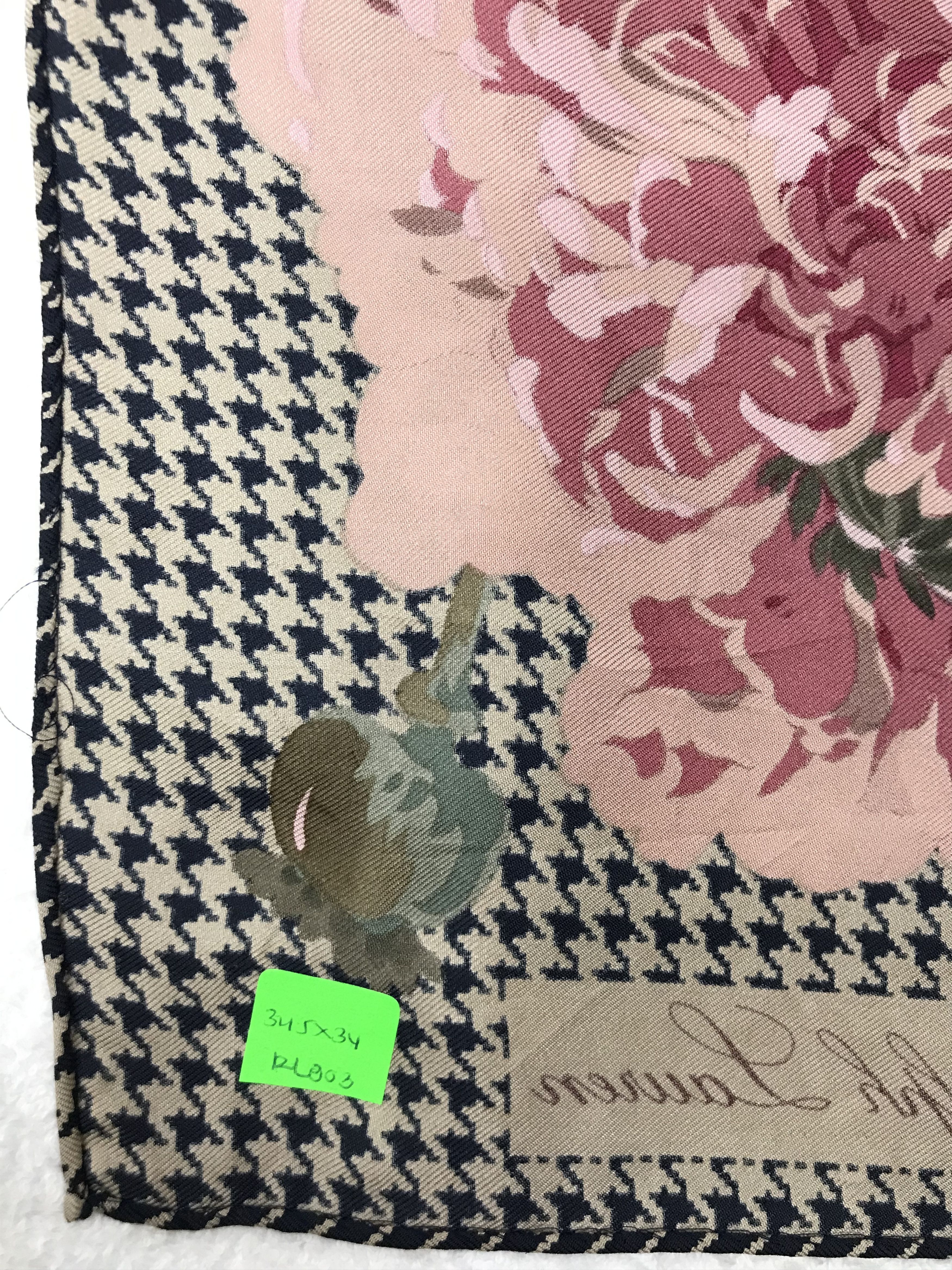 Ralph Lauren RL803 Vintage Ralph Lauren Silk Scarf Shawl Designer Scarf Size ONE SIZE - 8 Thumbnail