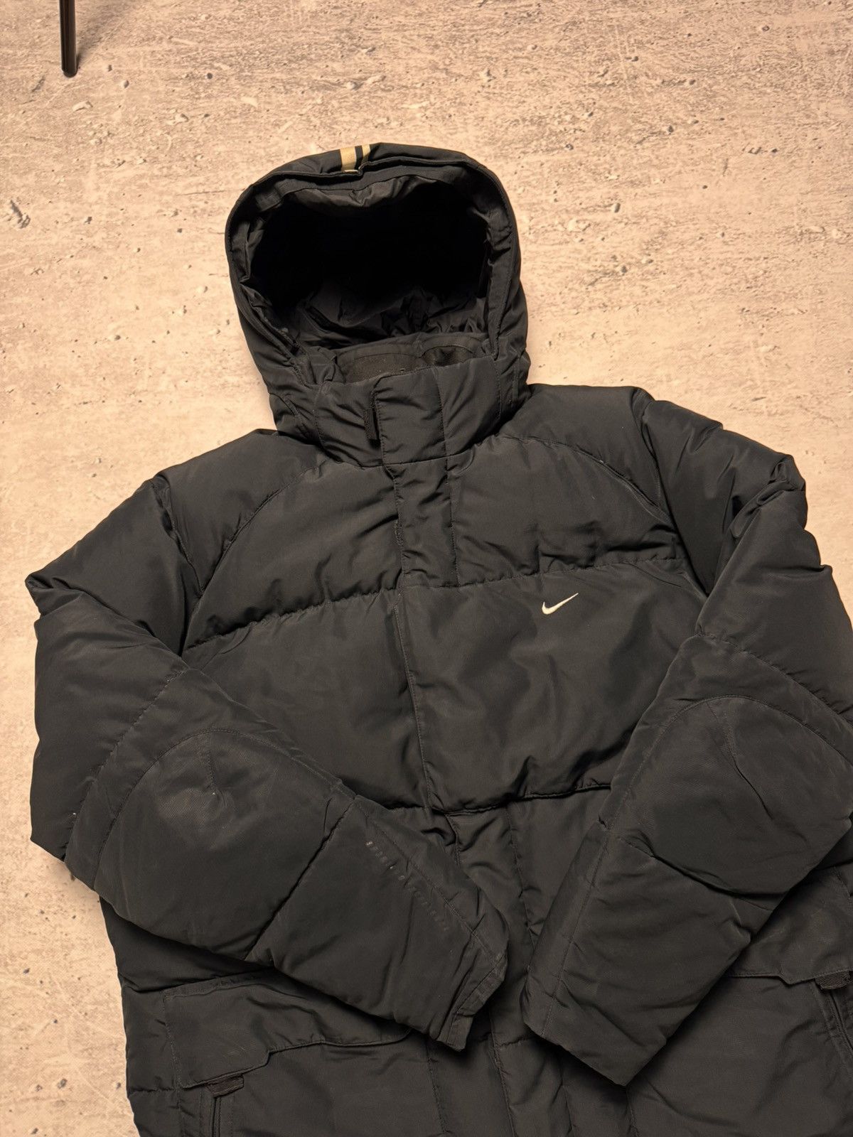 Nike × Nike ACG NIKE PUFFER DOWN BASIC LOGO OVERSIZE NYLON JACKET Size US XL / EU 56 / 4 - 4 Thumbnail