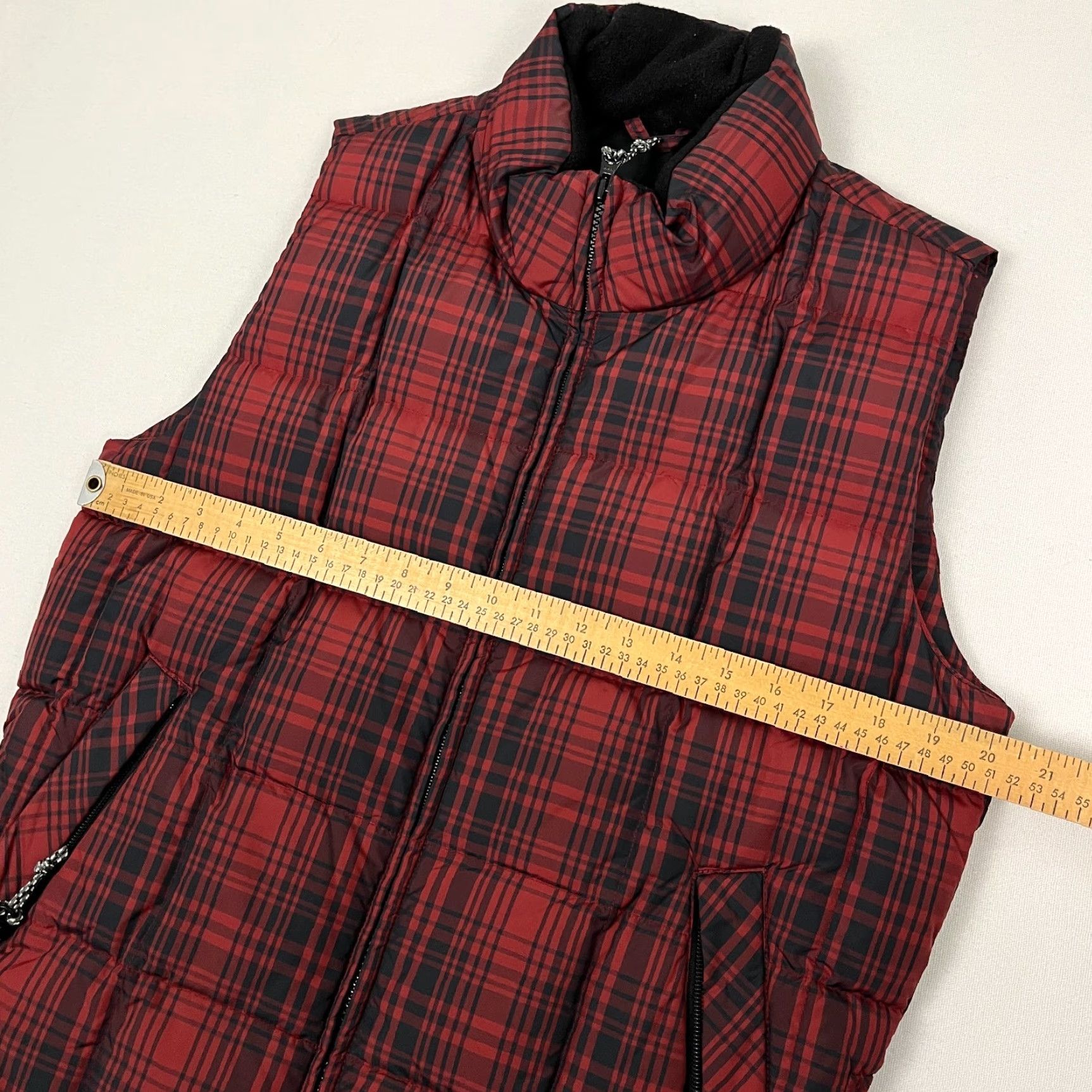 Eddie Bauer Eddie Bauer Goose Down Puffer Vest Adult Small Red Black Weather Edge Hike Zip Size S / US 4 / IT 40 - 4 Thumbnail