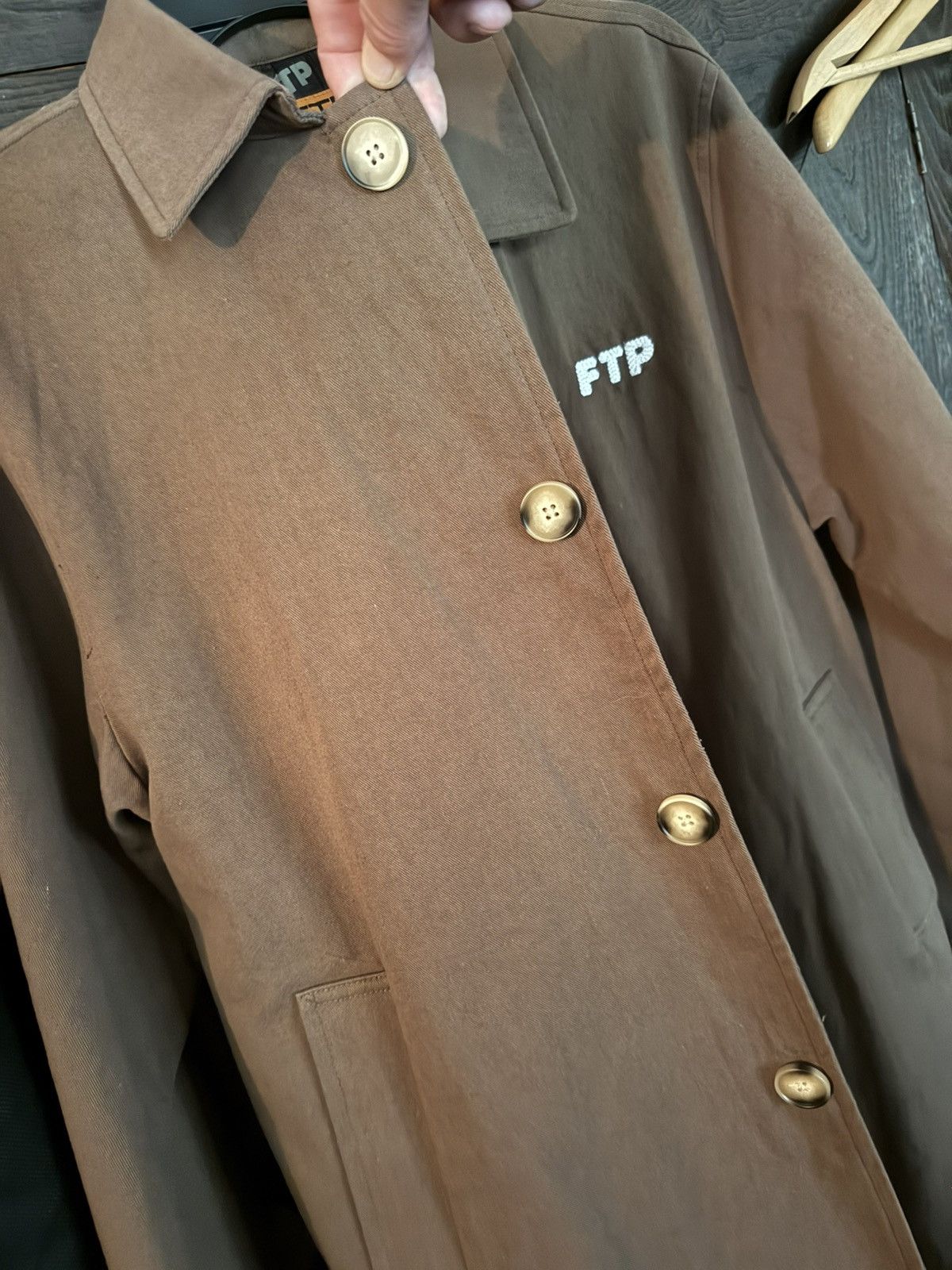 Fuck The Population FTP Orange Label lightweight Crucifix Trench Coat, BRAND NEW Size US S / EU 44-46 / 1 - 10 Thumbnail
