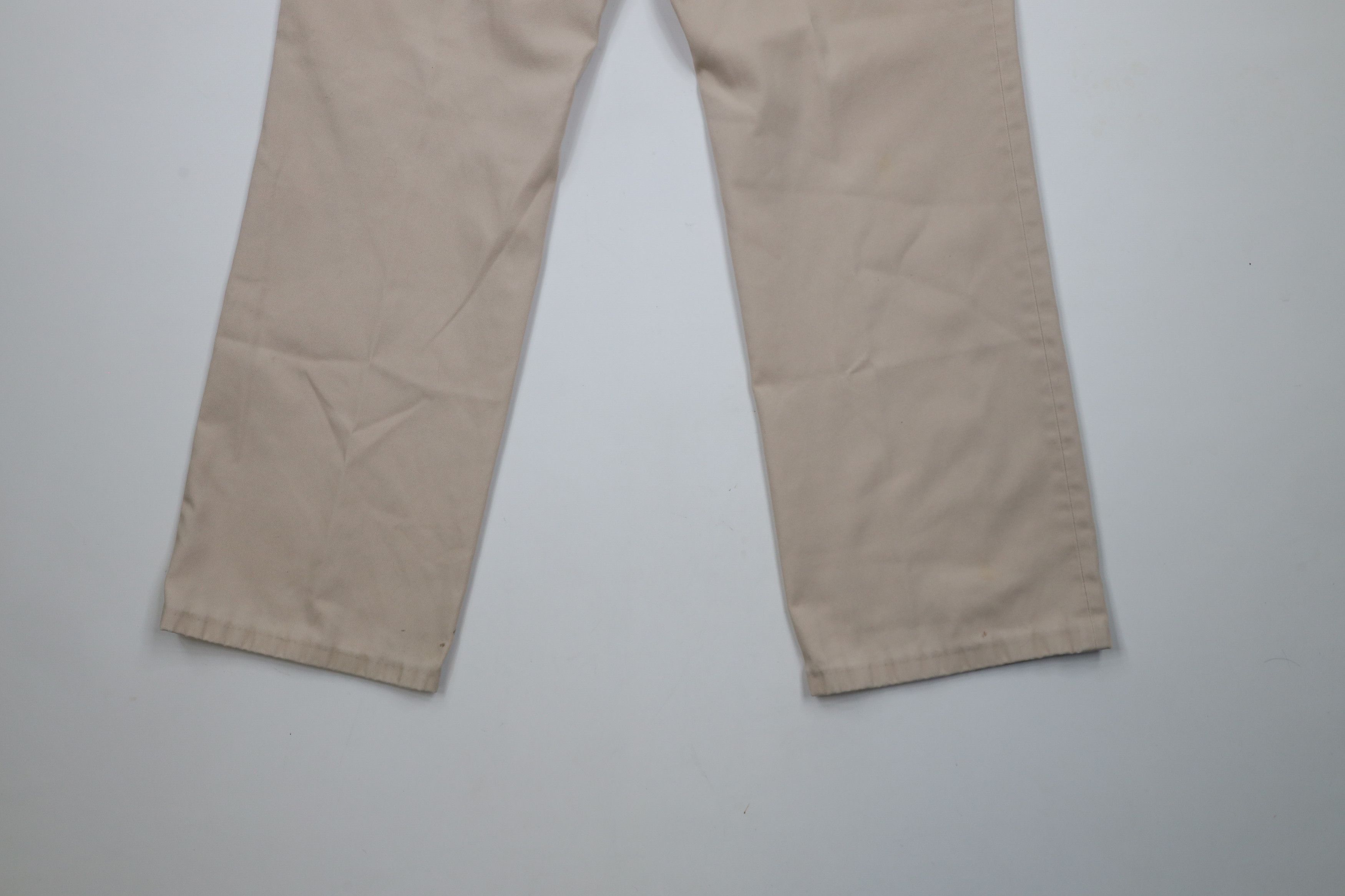 Vintage × Wrangler Vintage 70s Wrangler Flared Wide Leg Chino Pants Beige USA Size US 34 / EU 50 - 14 Thumbnail
