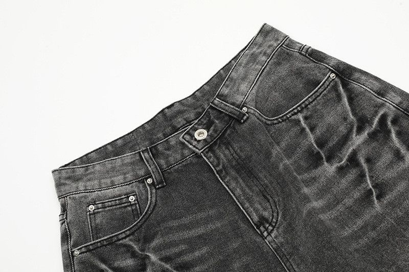 Vintage Washed Lightning Clean-Fit Denim Shorts Size US 32 / EU 48 - 3 Thumbnail