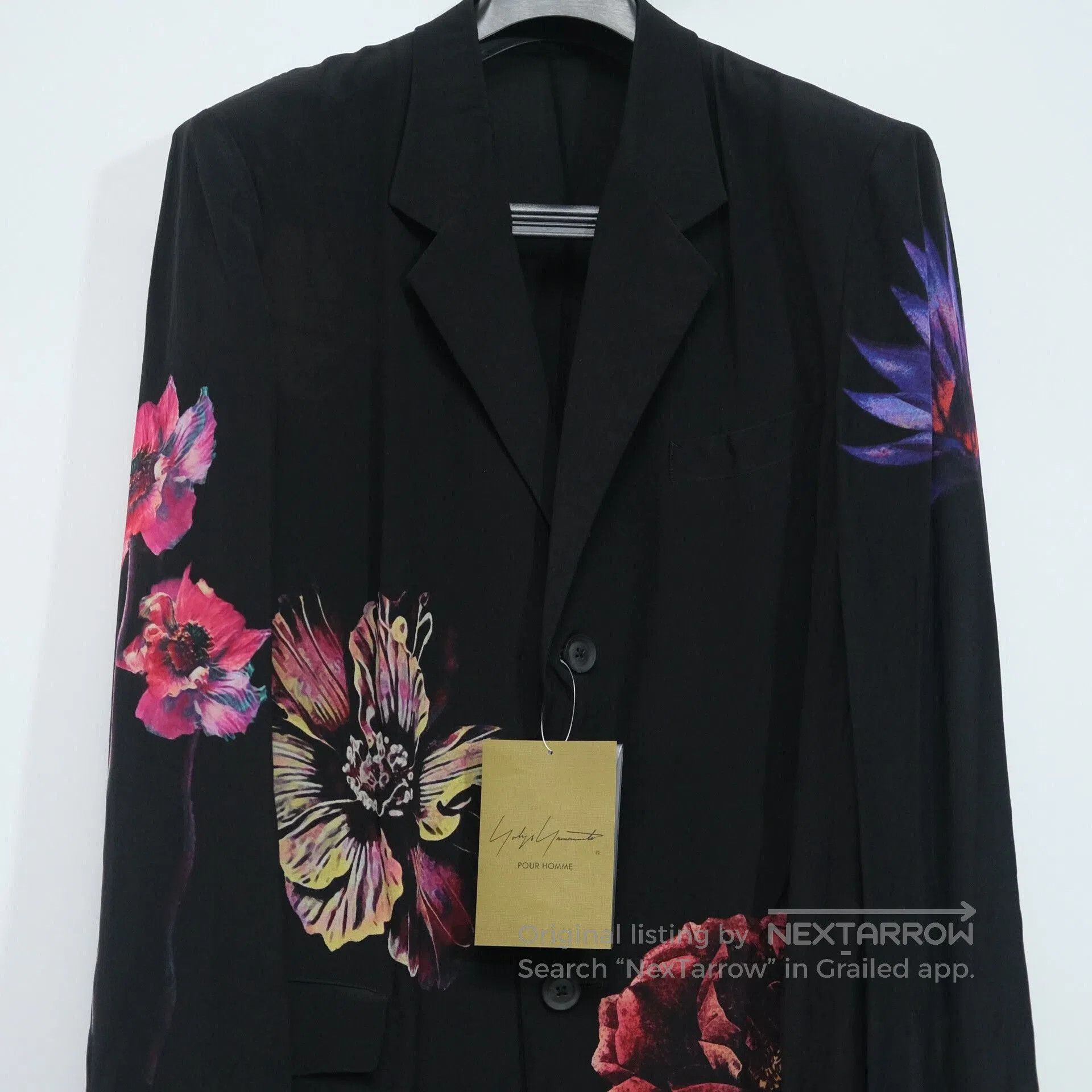 Yohji Yamamoto Yohji Yamamoto Floral Silk Suit. Size US M / EU 48-50 / 2 - 2 Thumbnail