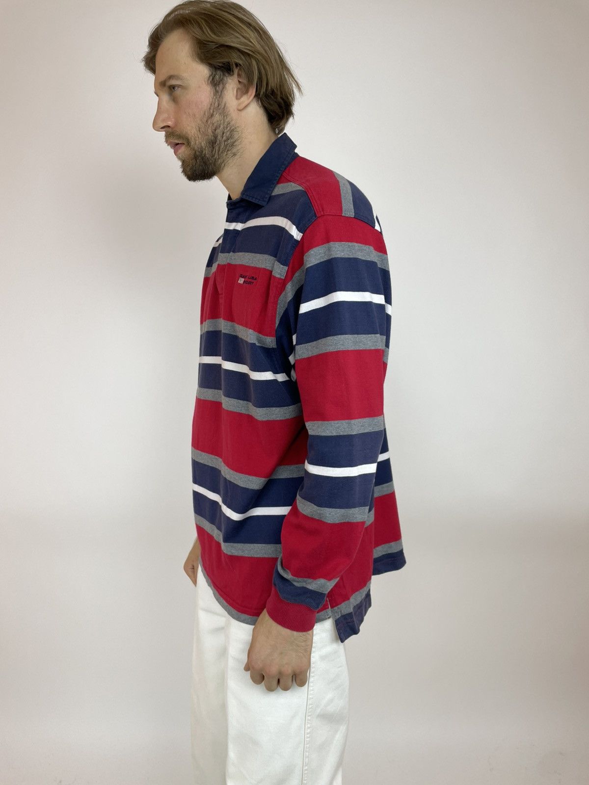 Other GANT USA SPORT Rugby striped polo long sleeve Mens size XL Size US L / EU 52-54 / 3 - 6 Thumbnail
