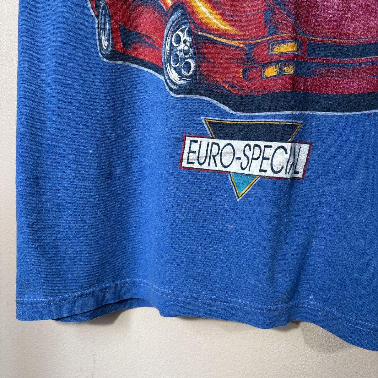 Vintage Vintage 90s Lamborghini Countach Euro Special T Shirt Size US L / EU 52-54 / 3 - 3 Thumbnail
