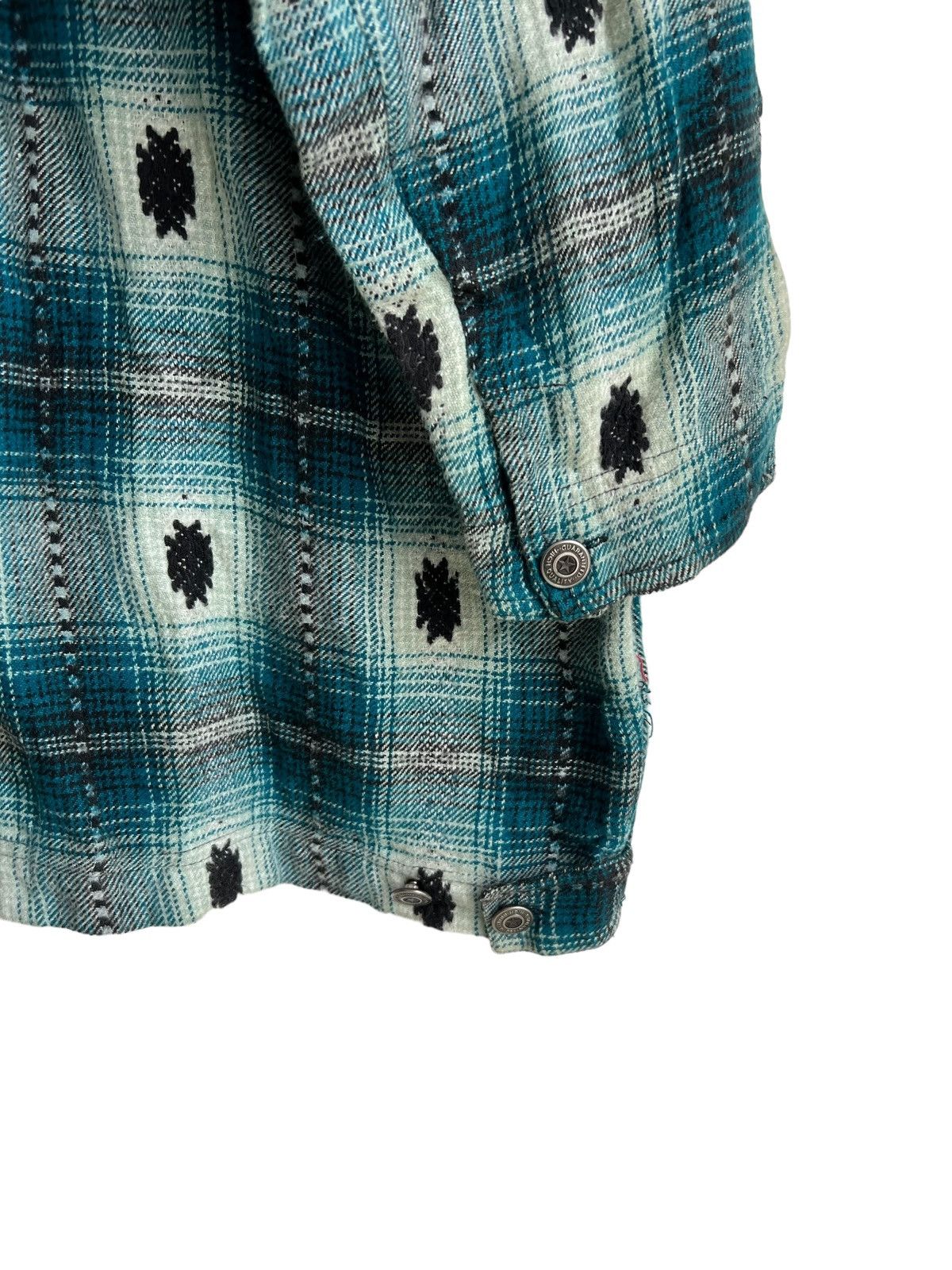 JNCO Y2K G Kids HipHop Navajo Print Madras Tartan Boxy OS Jacket Size US XL / EU 56 / 4 - 8 Thumbnail