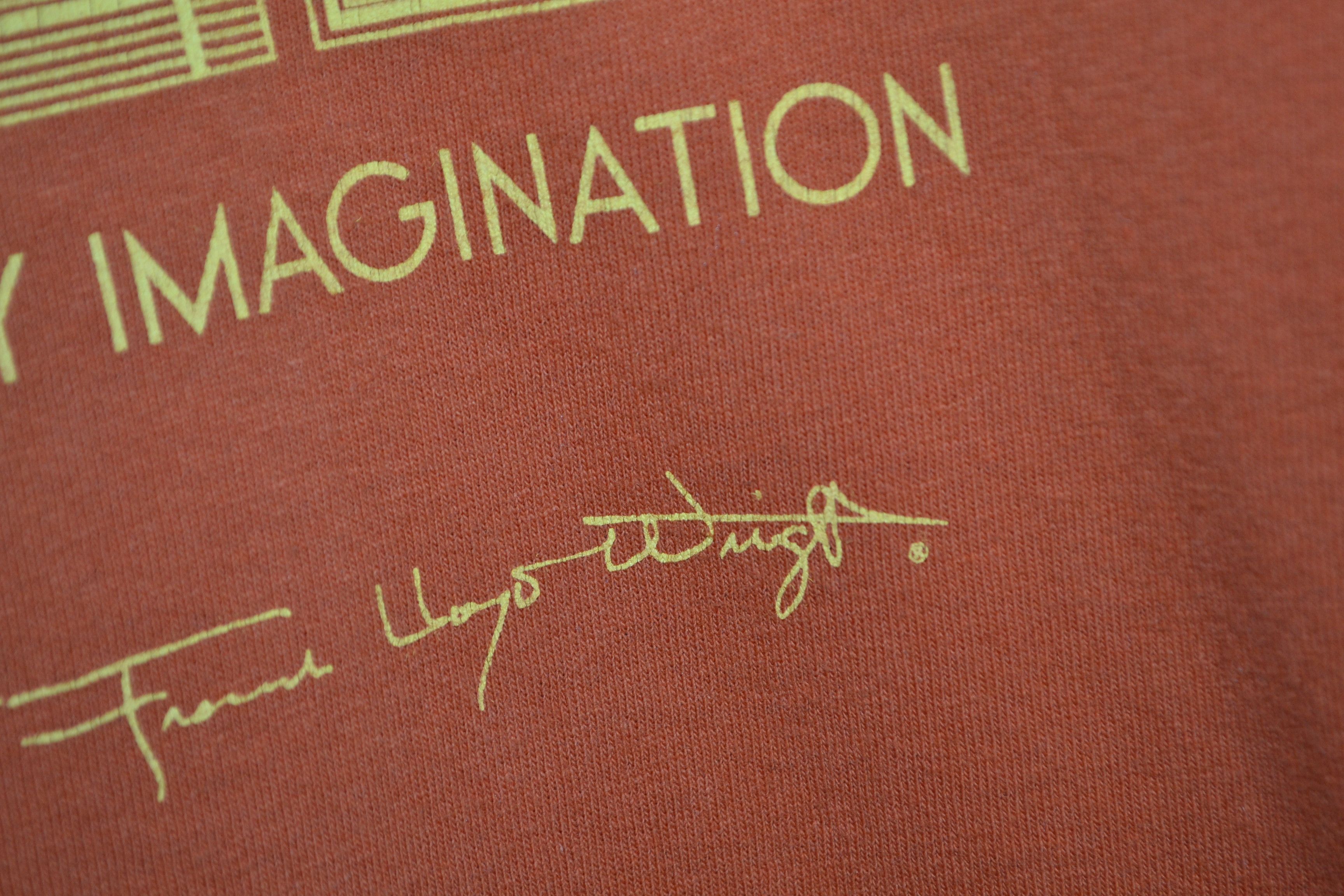 Vintage Frank Lloyd Wright An Idea Is Salvation By Imagination L Size US L / EU 52-54 / 3 - 2 Thumbnail