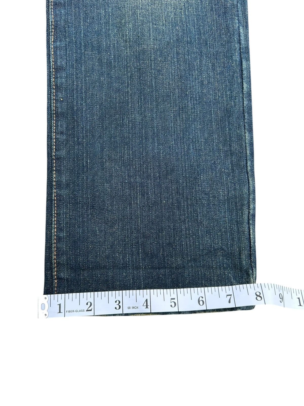 Kapital Soul Of Freedom Japanese Punk Rusty Faded Denim Jeans Size US 36 / EU 52 - 16 Thumbnail