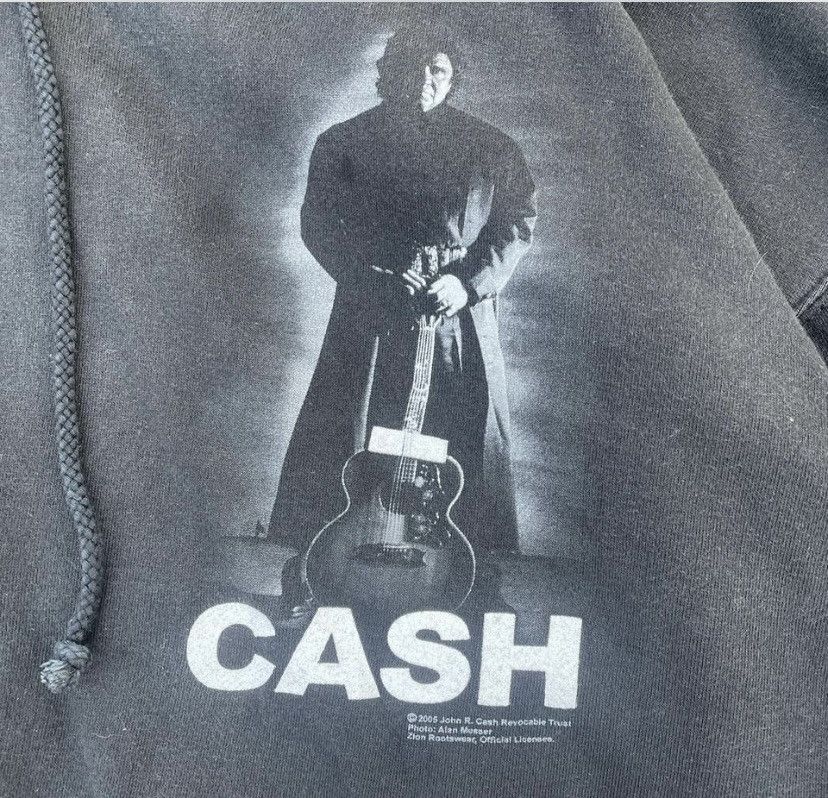Vintage Vintage Johnny Cash Hoodie 2005 Size US XL / EU 56 / 4 - 3 Thumbnail