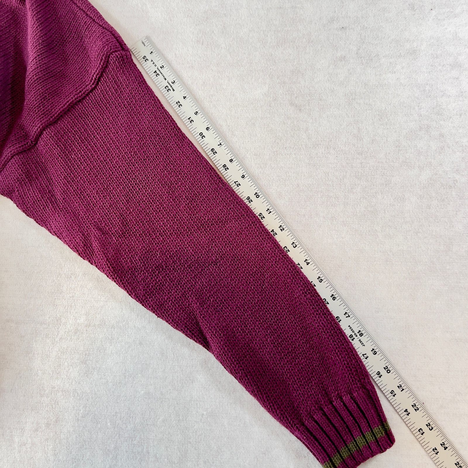 Other Empress Sportswear LTD Cardigan Sweater Woman L Purple Argyl Size L / US 10 / IT 46 - 7 Thumbnail