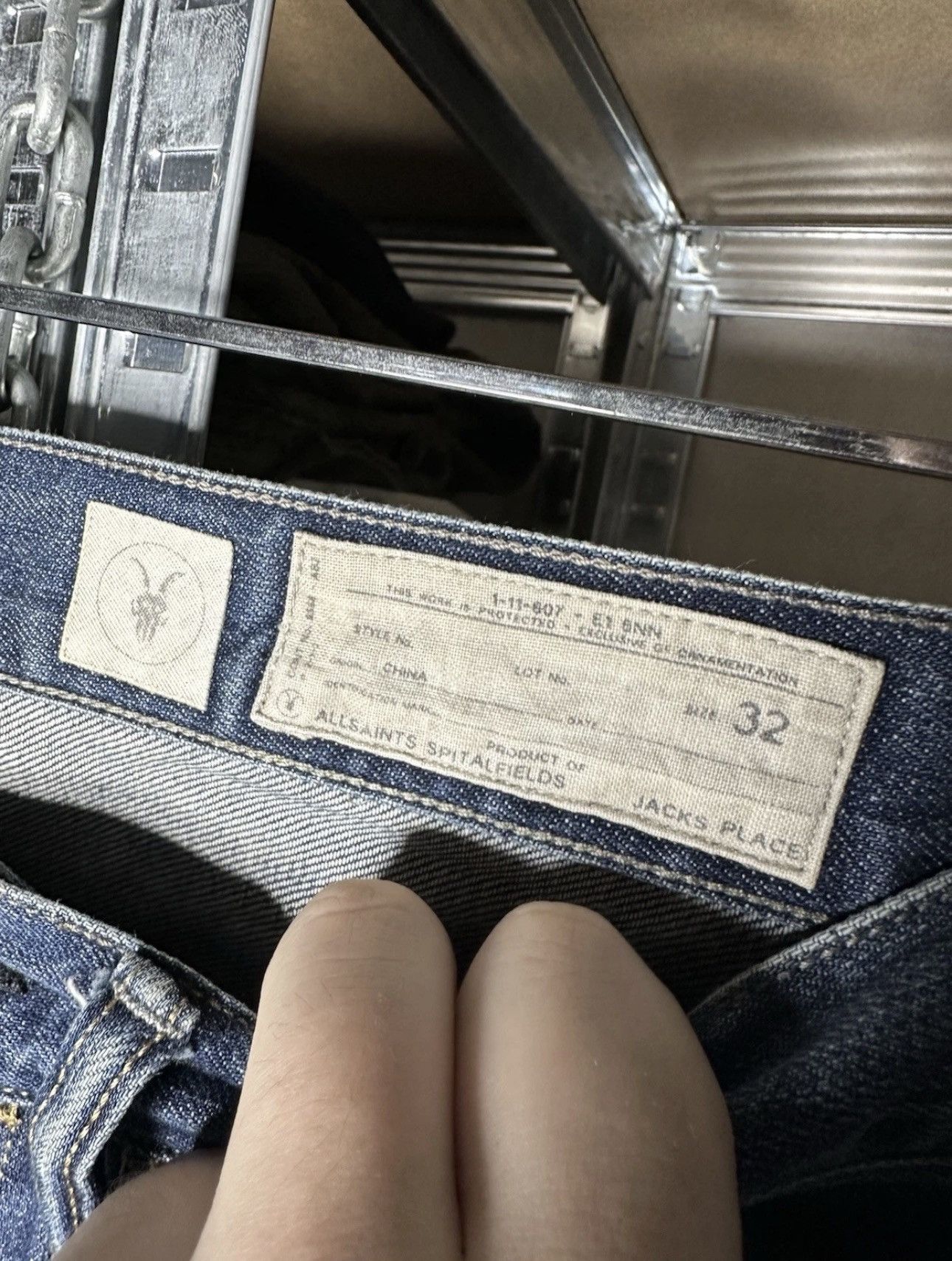 Allsaints AllSaints Spitalfields Jeans Men's Size 32 Twisted Leg Denim Size US 32 / EU 48 - 3 Thumbnail
