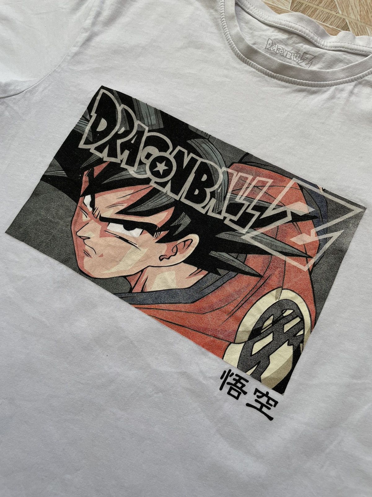 Anime × Japanese Brand × Vintage Y2K Rare Vintage Dragon Ball Z Big Logo Goku Anime Tee White Size US S / EU 44-46 / 1 - 3 Thumbnail