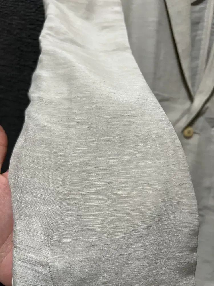 Rick Owens Sz 50 Rick Owens 14SS Mainline Linen & Silk Jacket Size US M / EU 48-50 / 2 - 6 Thumbnail