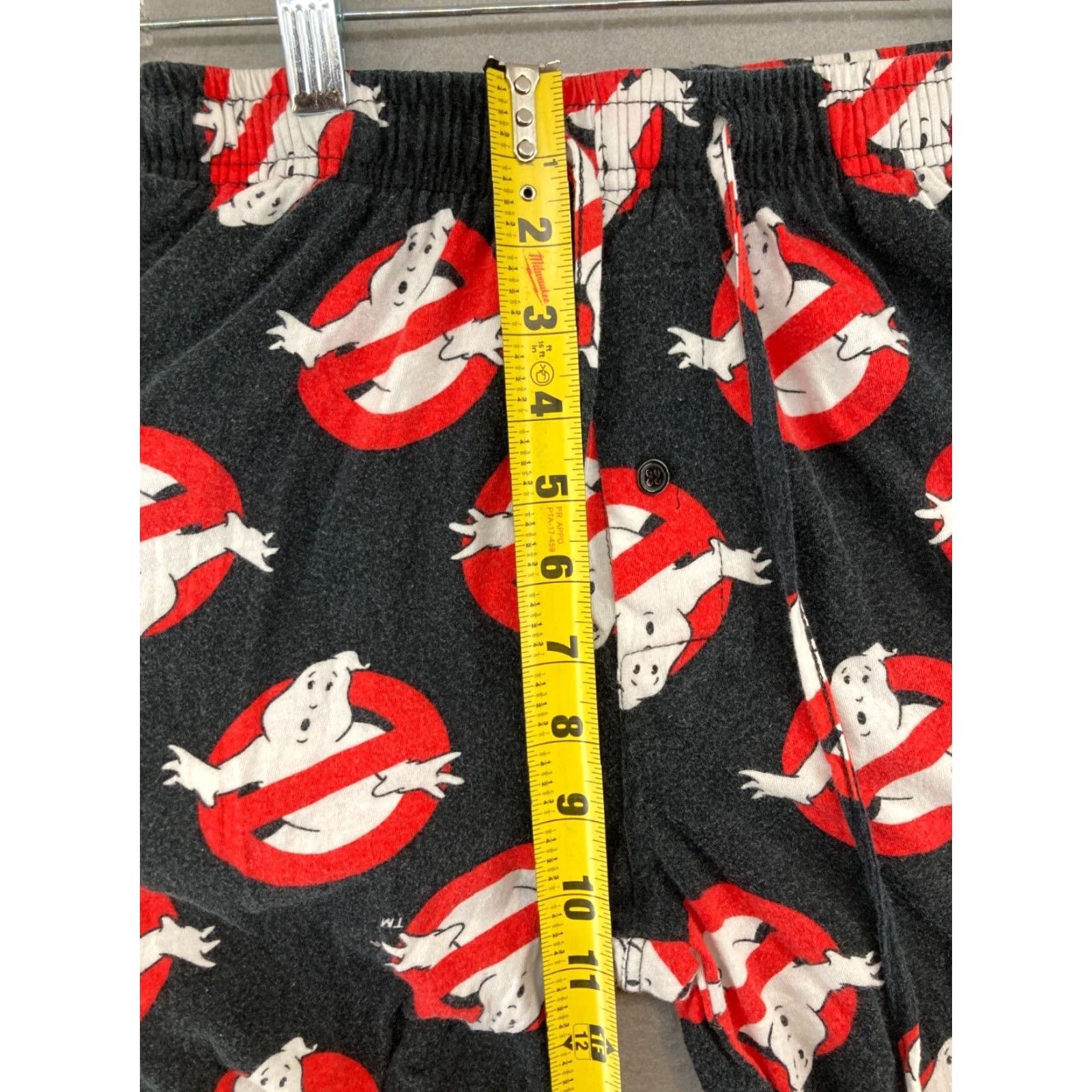 Vintage MJC Ghostbusters Womens Sleep Pants S Black Logo Vintage 80s 90s Lounge Pants Shirt Womens Black Ghostbusters Logo Vintage 90s Size 28" / US 6 / IT 42 - 4 Thumbnail