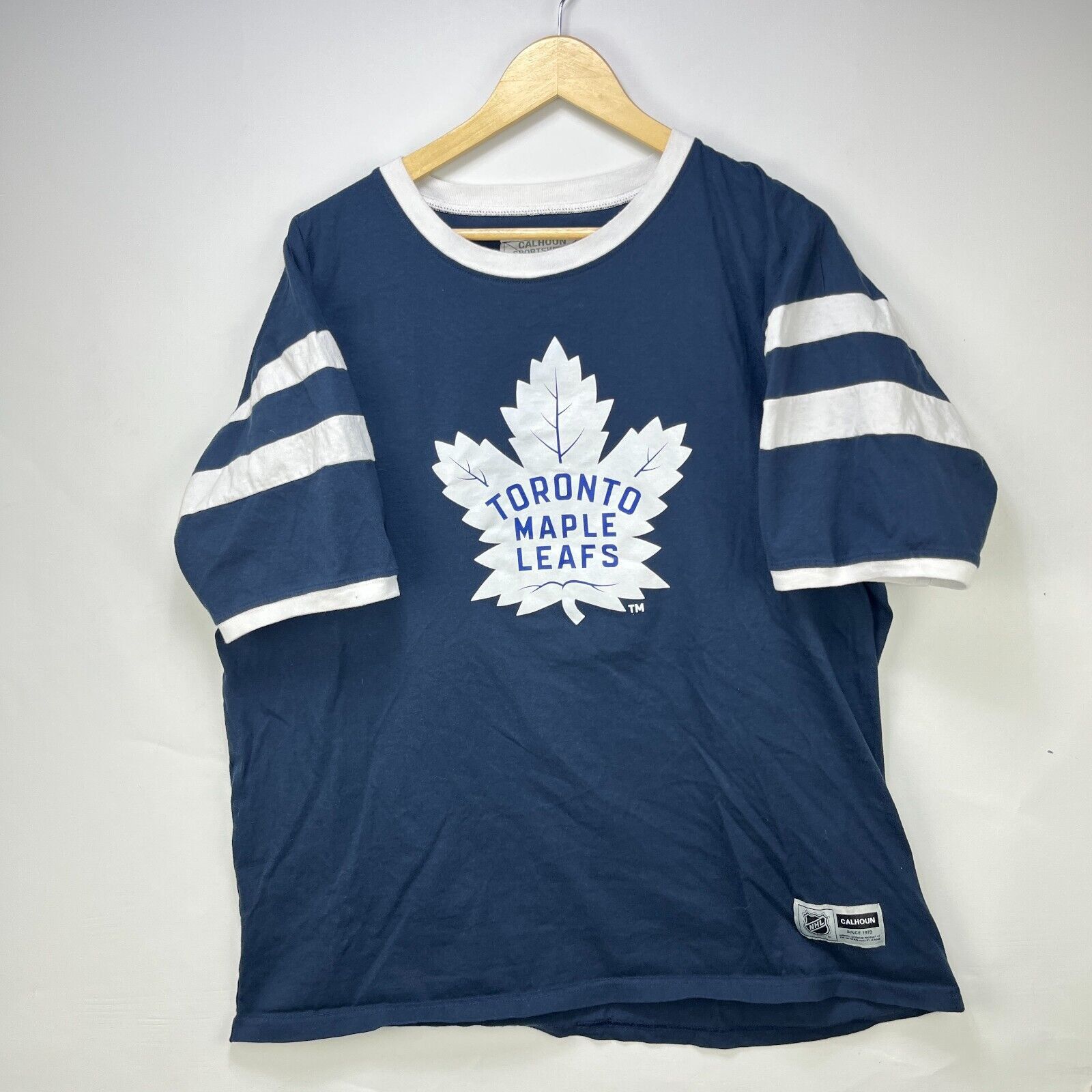 Vintage Vintage Toronto Maple Leafs Shirt Made in Canada Calhoun 2XL Size US XL / EU 56 / 4 - 1 Thumbnail