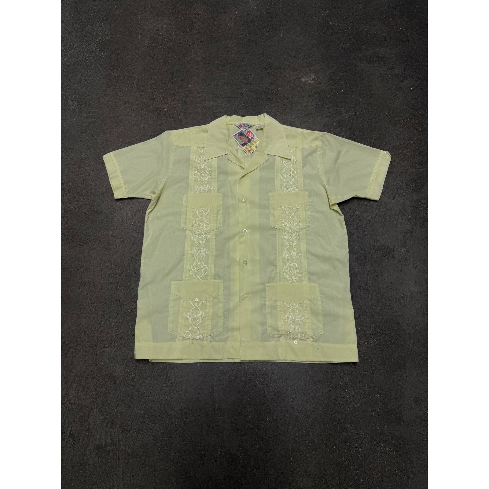 Vintage Embroidered Silk Linen Soprano's Style Button Up - Size US XL / EU 56 / 4 - 1 Thumbnail