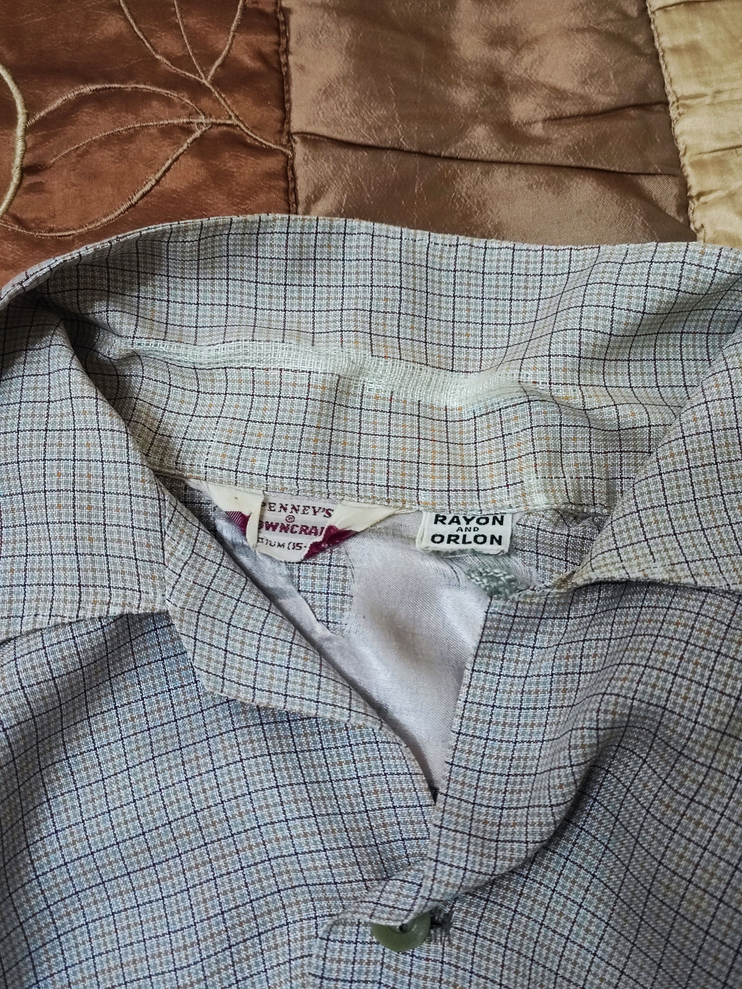 Vintage True Vintage Towncraft Distressed 50's Rayon Flip pocket Size US M / EU 48-50 / 2 - 12 Thumbnail