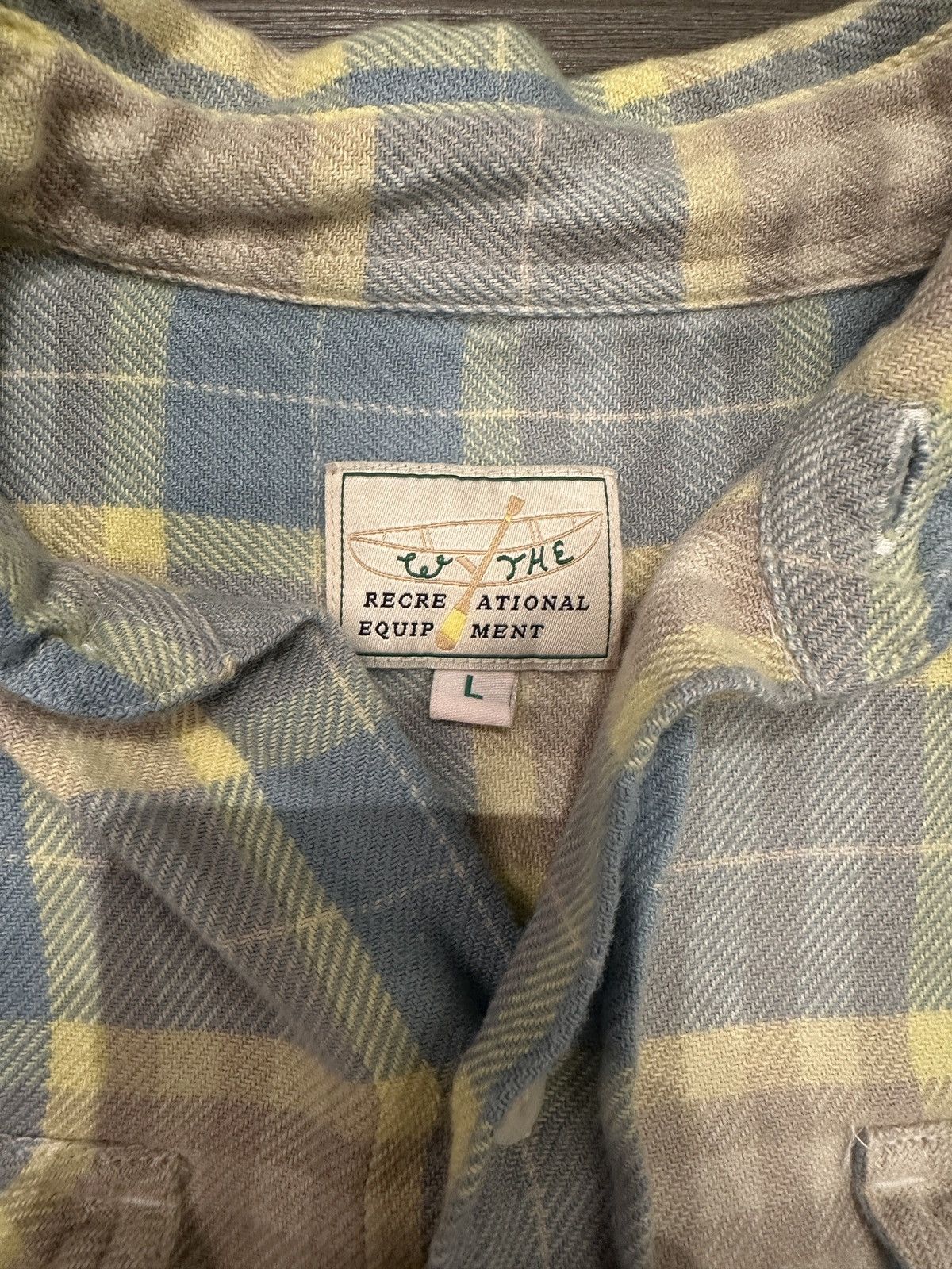 Wythe Washed Flannel Workshirt - Sand Dunes Sunrise