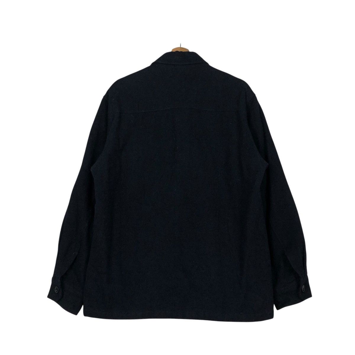 Japanese Brand × Vintage 📌Vintage Wool Jacket Button Uniqlo Issey Miyake Rich Blue Size US L / EU 52-54 / 3 - 9 Thumbnail