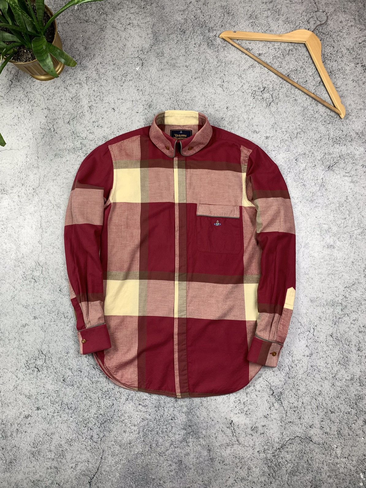 Vivienne Westwood Vivienne Westwood Flannel LS Plaid Button Shirt Mens Size M Size US M / EU 48-50 / 2 - 1 Thumbnail