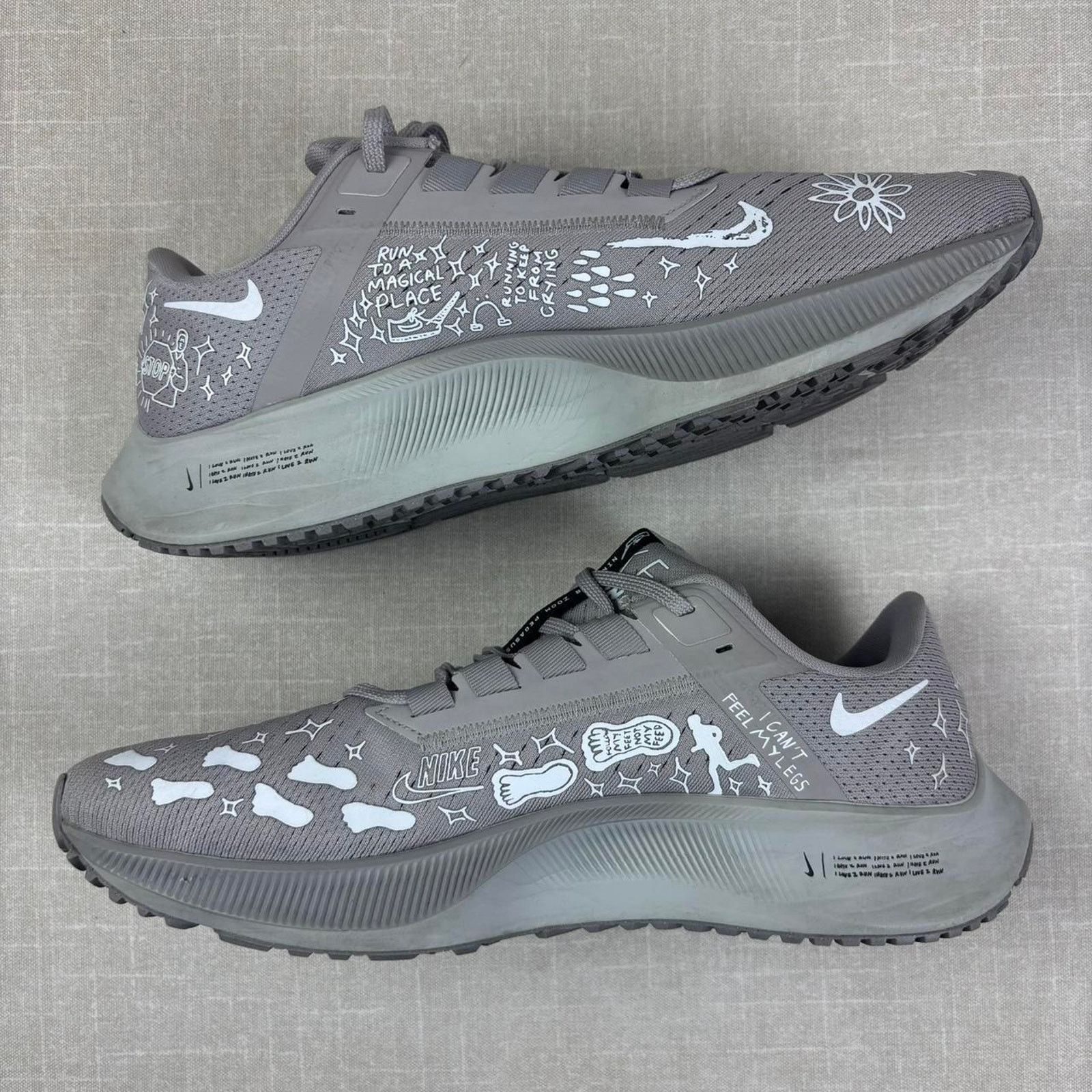 Nike 🐺 2021 Nike Air Zoom Pegasus 38 NB “Nathan Bell” 10M Size US 10 / EU 43 - 4 Thumbnail