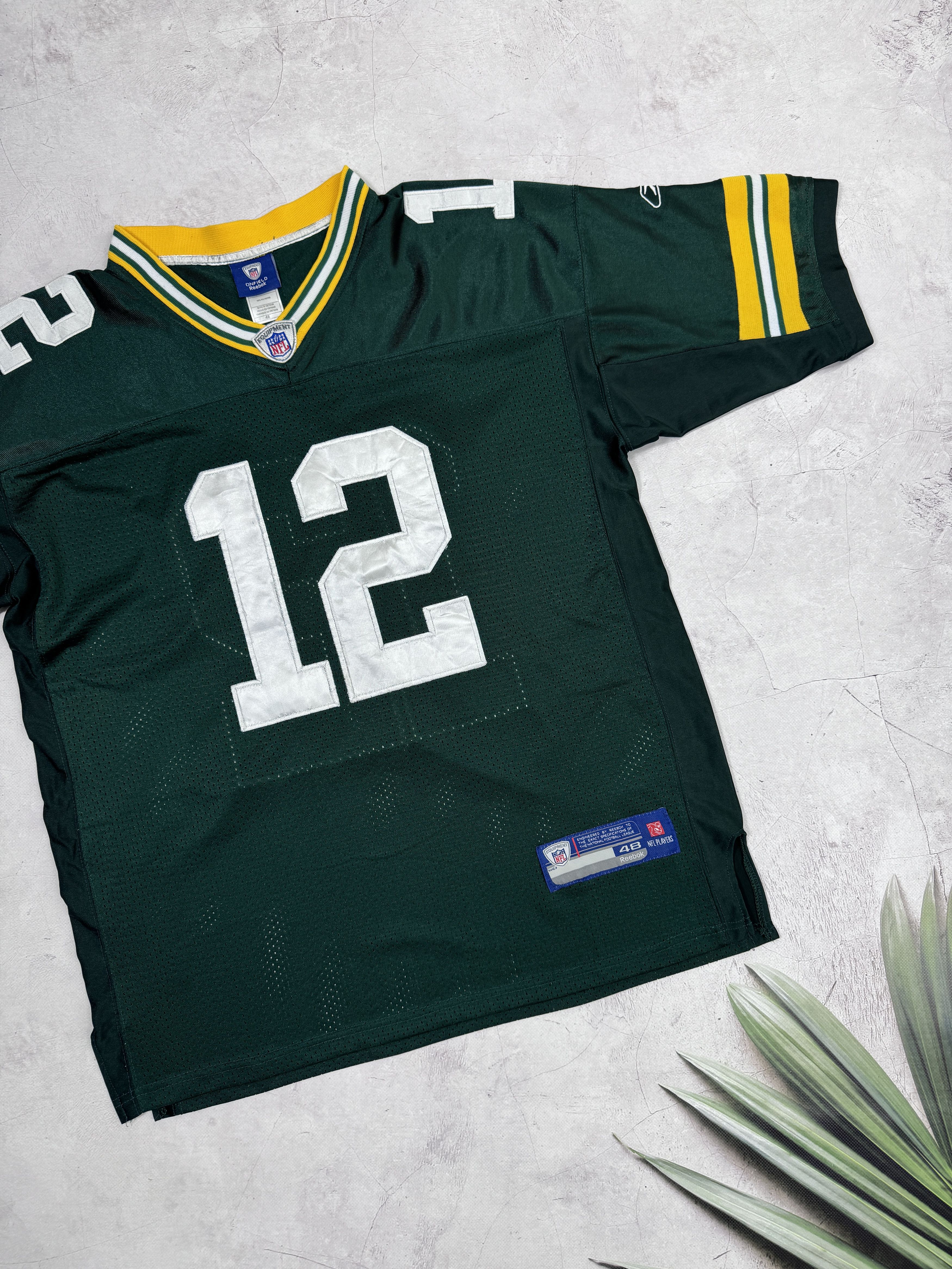 NFL × Reebok × Vintage Y2K Green Bay Packers NFL Jersey #12 RODGERS by Reebok Size US L / EU 52-54 / 3 - 4 Thumbnail