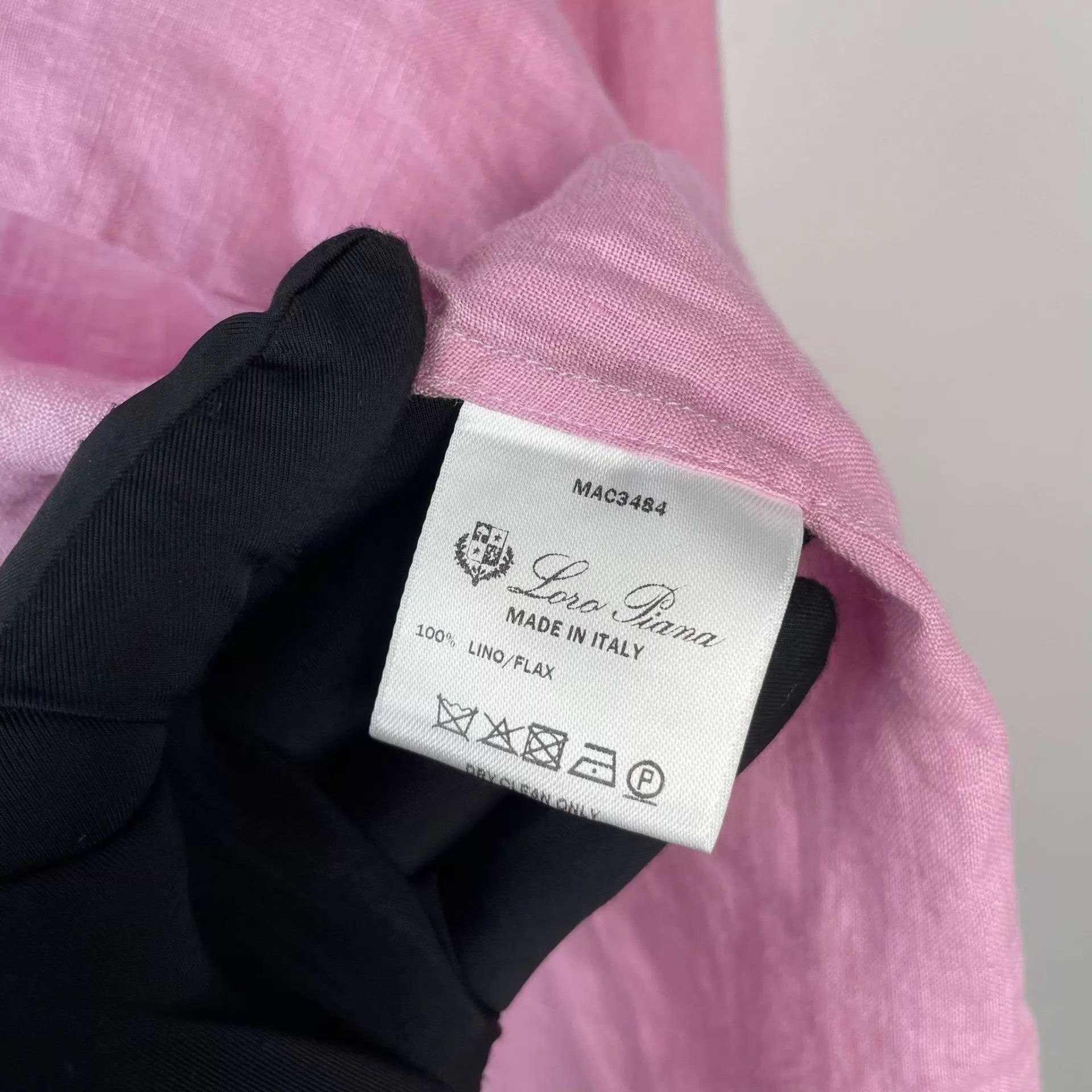 Loro Piana Loro Piana 97 New cotton long-sleeve shirt pink 38 Size XS / US 0-2 / IT 36-38 - 7 Thumbnail