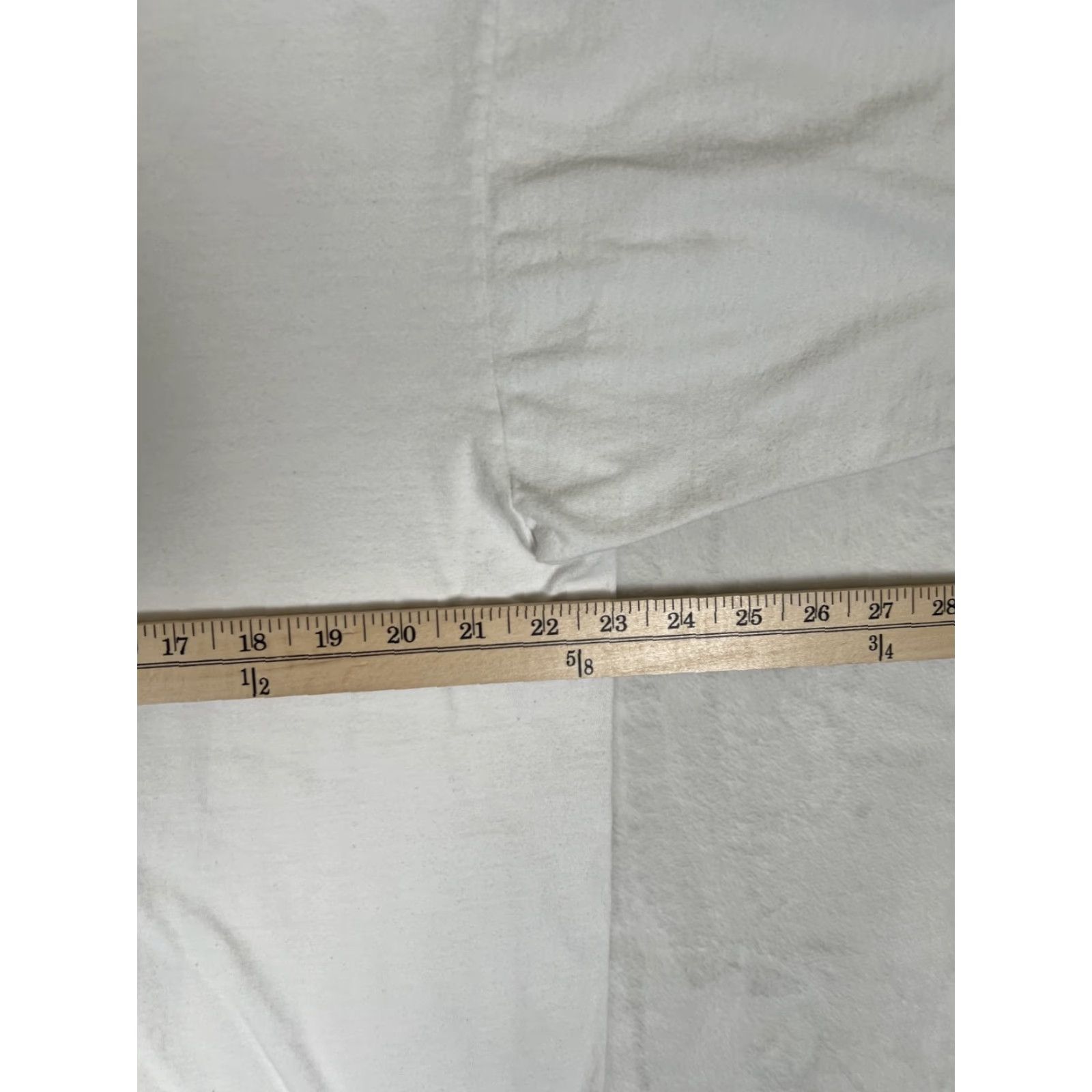 Vintage VINTAGE Emerson T-Shirt Women One Size White Short Sleeve V-Neck Stress Gets Better With Wine Regular Casual 100% Cotton United States Boys? Wait. Size ONE SIZE - 5 Thumbnail