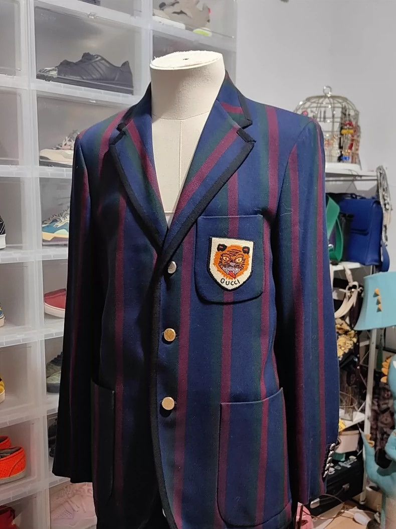Gucci Gucci Men's striped casual jacket 2502-Nextarrow Size US S / EU 44-46 / 1 - 5 Thumbnail