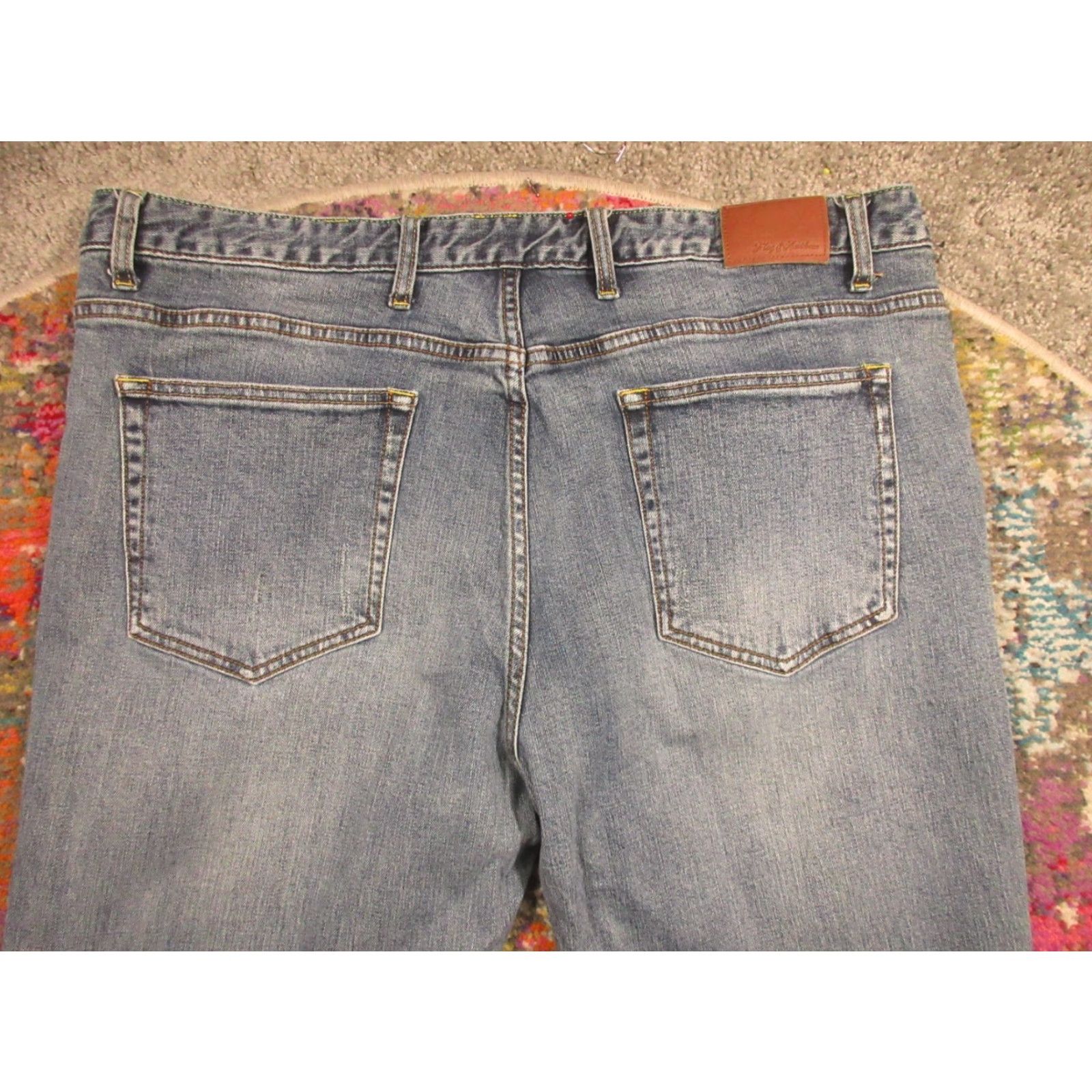 Flag & Anthem Flag & Anthem Jeans 38x34 Mens Nashville Straight Cotton Stretch Denim Size US 38 / EU 54 - 7 Thumbnail