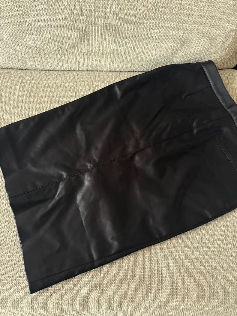 Versace Versace Mid-length half-length leather skirt Size 24" / US 00 / IT 34 - 4 Thumbnail