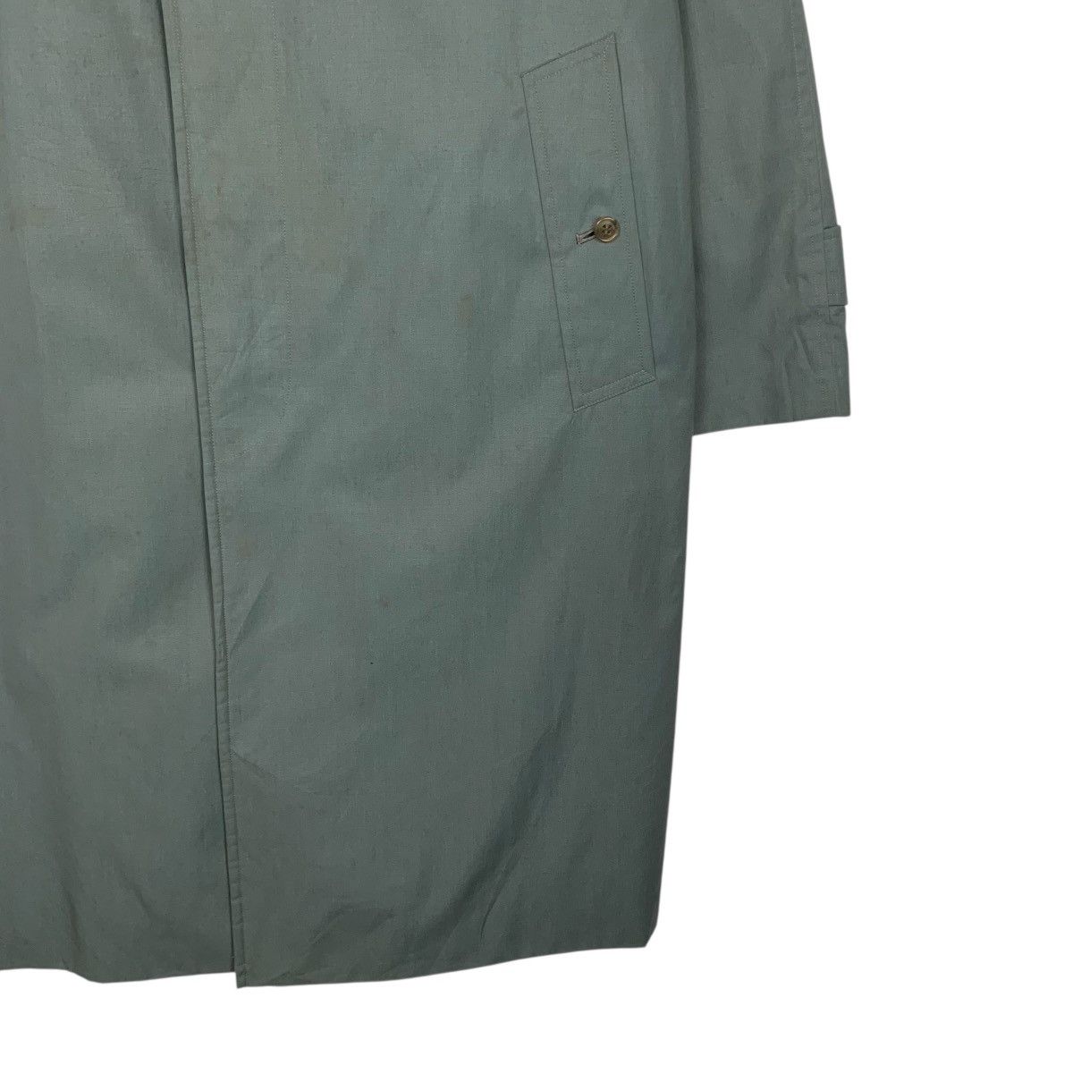 Burberry Burberrys Green Trench Coat Size US M / EU 48-50 / 2 - 4 Thumbnail