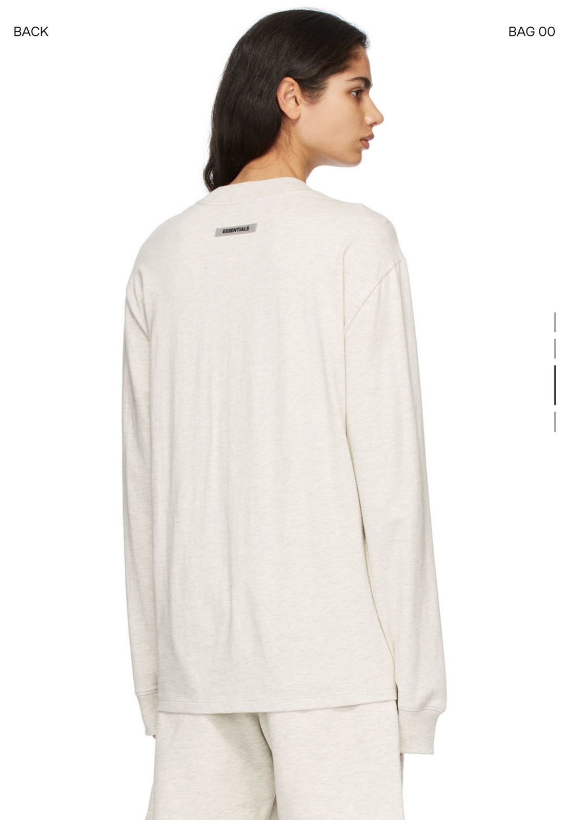 FOG × Fear of God × Pacsun FEAR OF GOD ESSENTIALS Applique Logo Long Sleeve T-Shirt Size US S / EU 44-46 / 1 - 9 Thumbnail