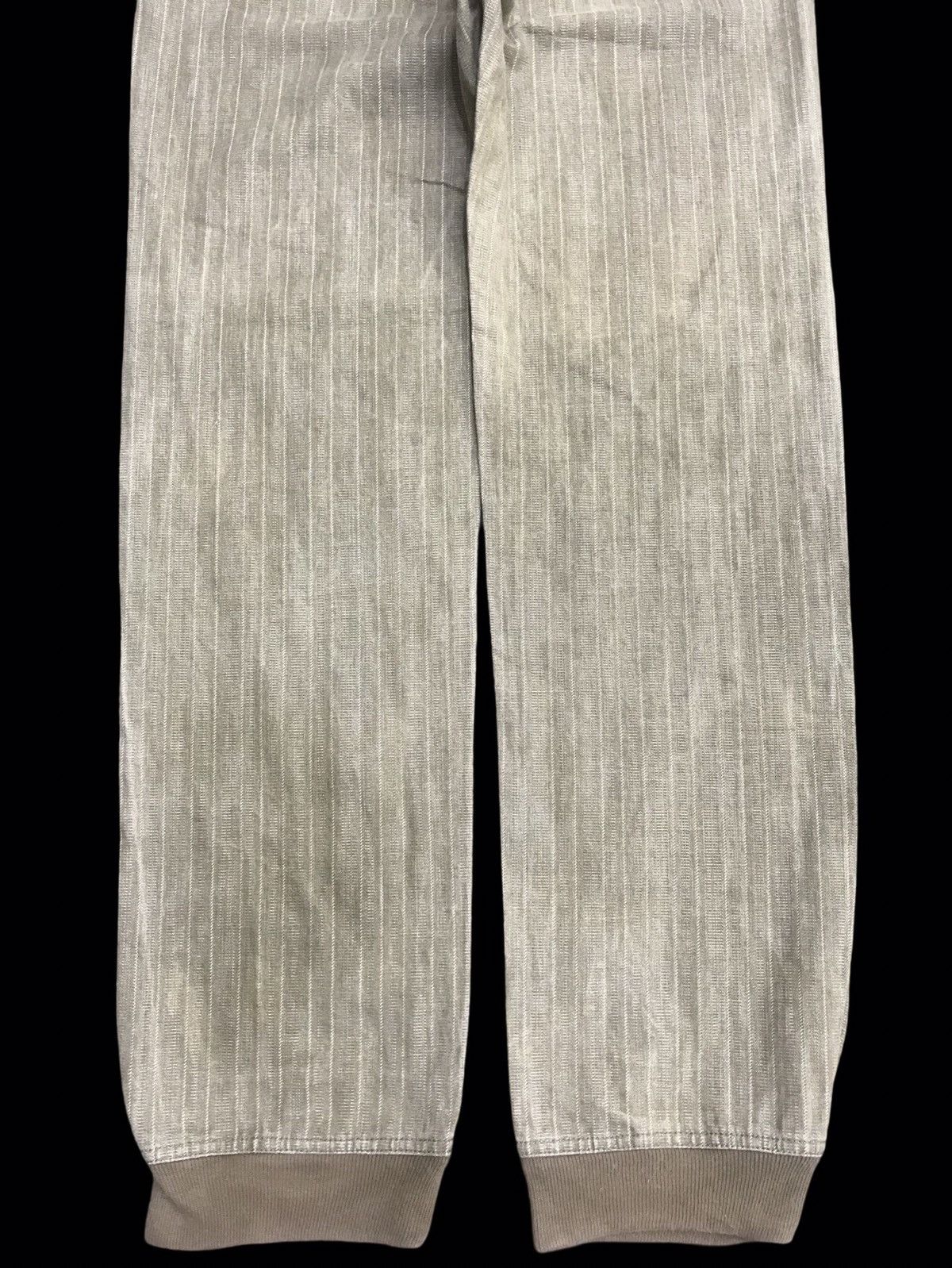 Japanese Brand 💥JAPAN FASHION💥SECGMENT Japan Express Stripe Denim F71 Size US 33 - 7 Thumbnail