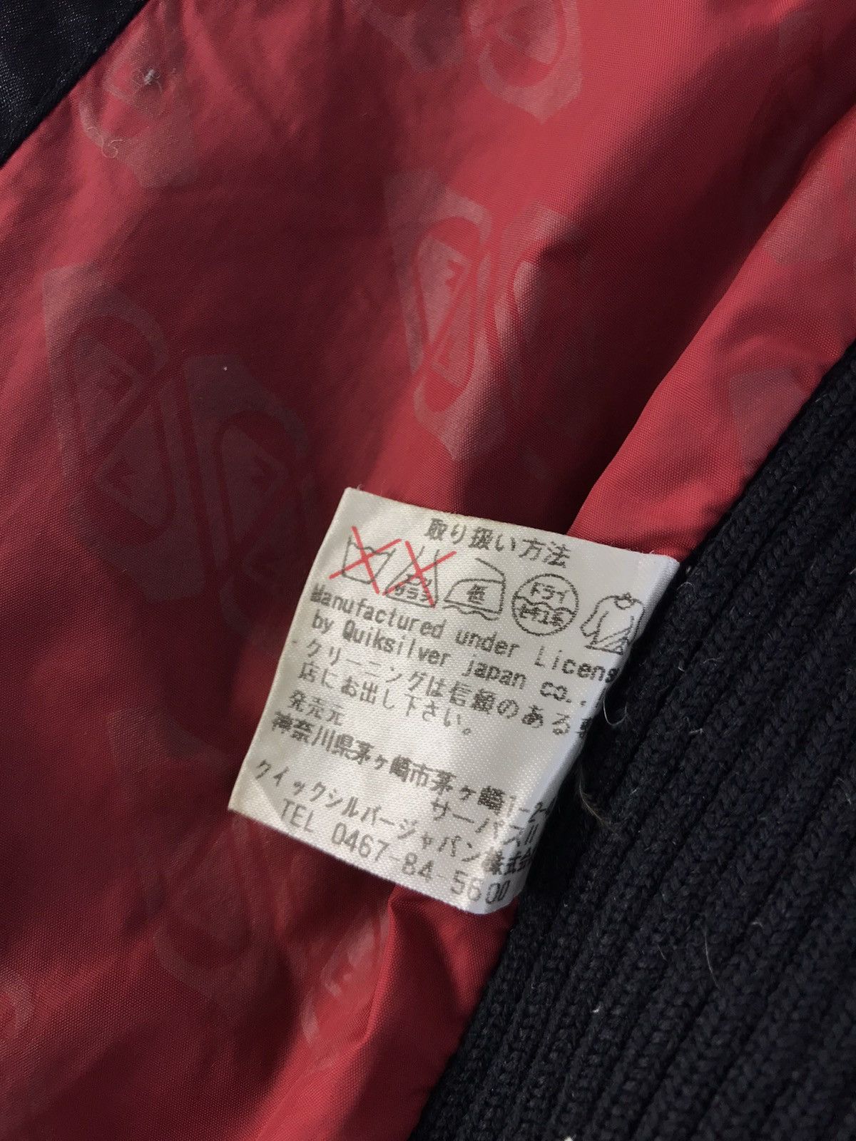 Quiksilver × Vintage Vtg Quiksilver Puffer Bomber Jacket Zipper Design Size US M / EU 48-50 / 2 - 11 Thumbnail